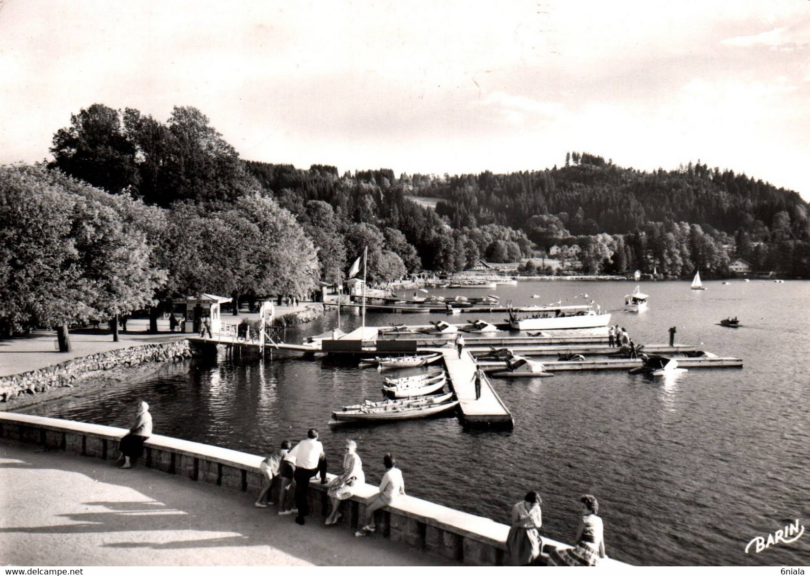 16526 GERARDMER La Promenade Du Lac Et Les Installations Nautiques      ( 2 Scans )  88 - Gerardmer