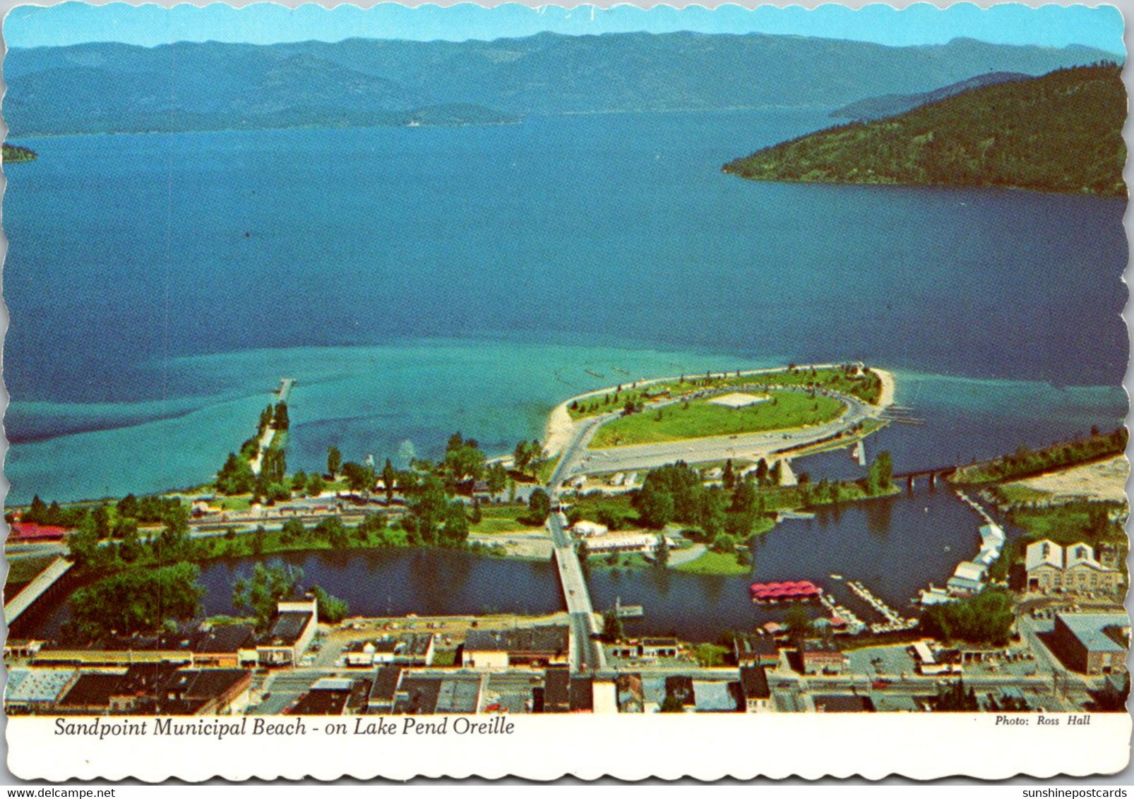 Idaho Aerial View Sandpoint Municipal Beach On Lake Pend Oreille - Other & Unclassified