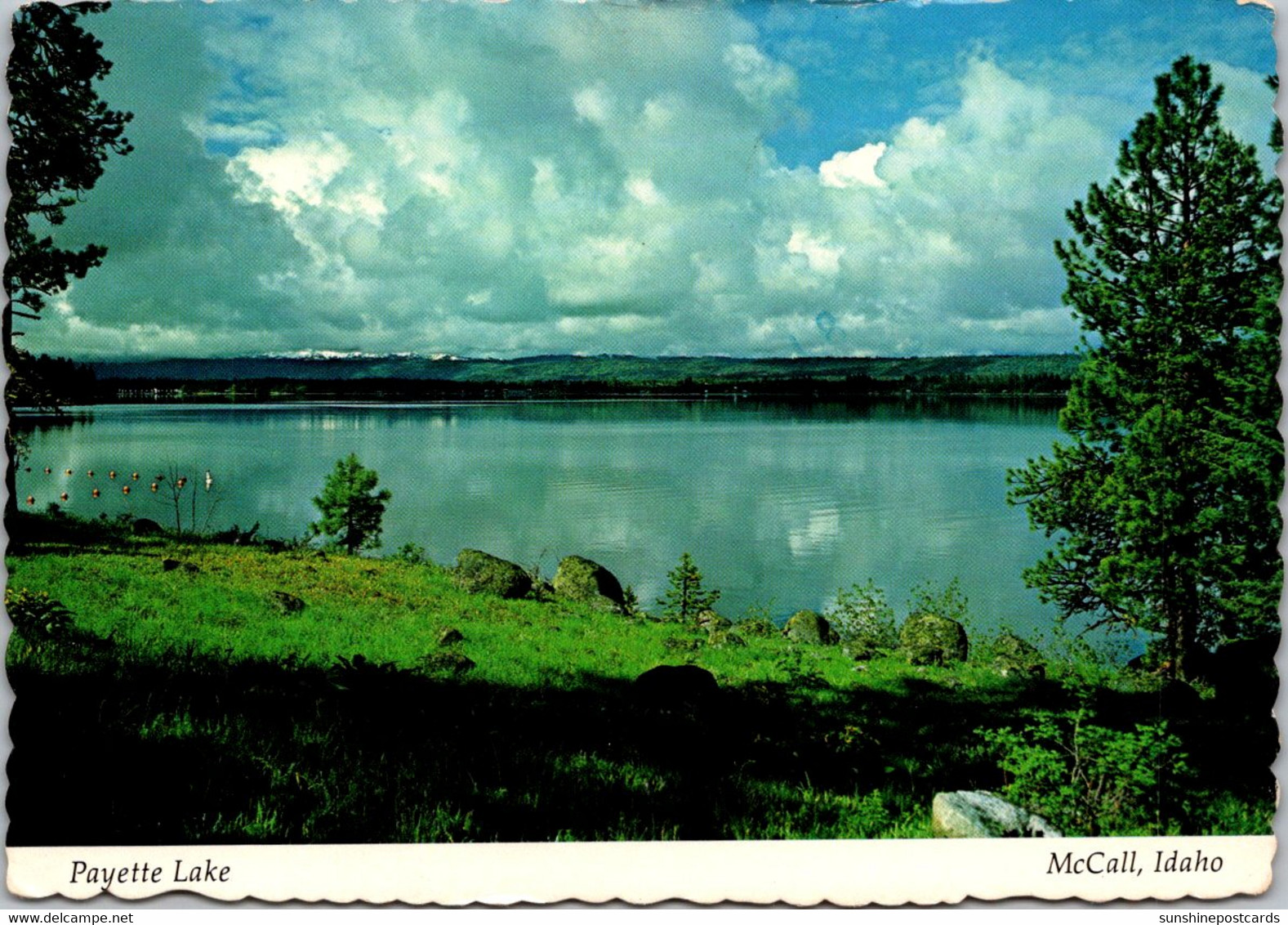 Idaho McCall Fayette Lake View From Ponderosa State Park 1986 - Altri & Non Classificati