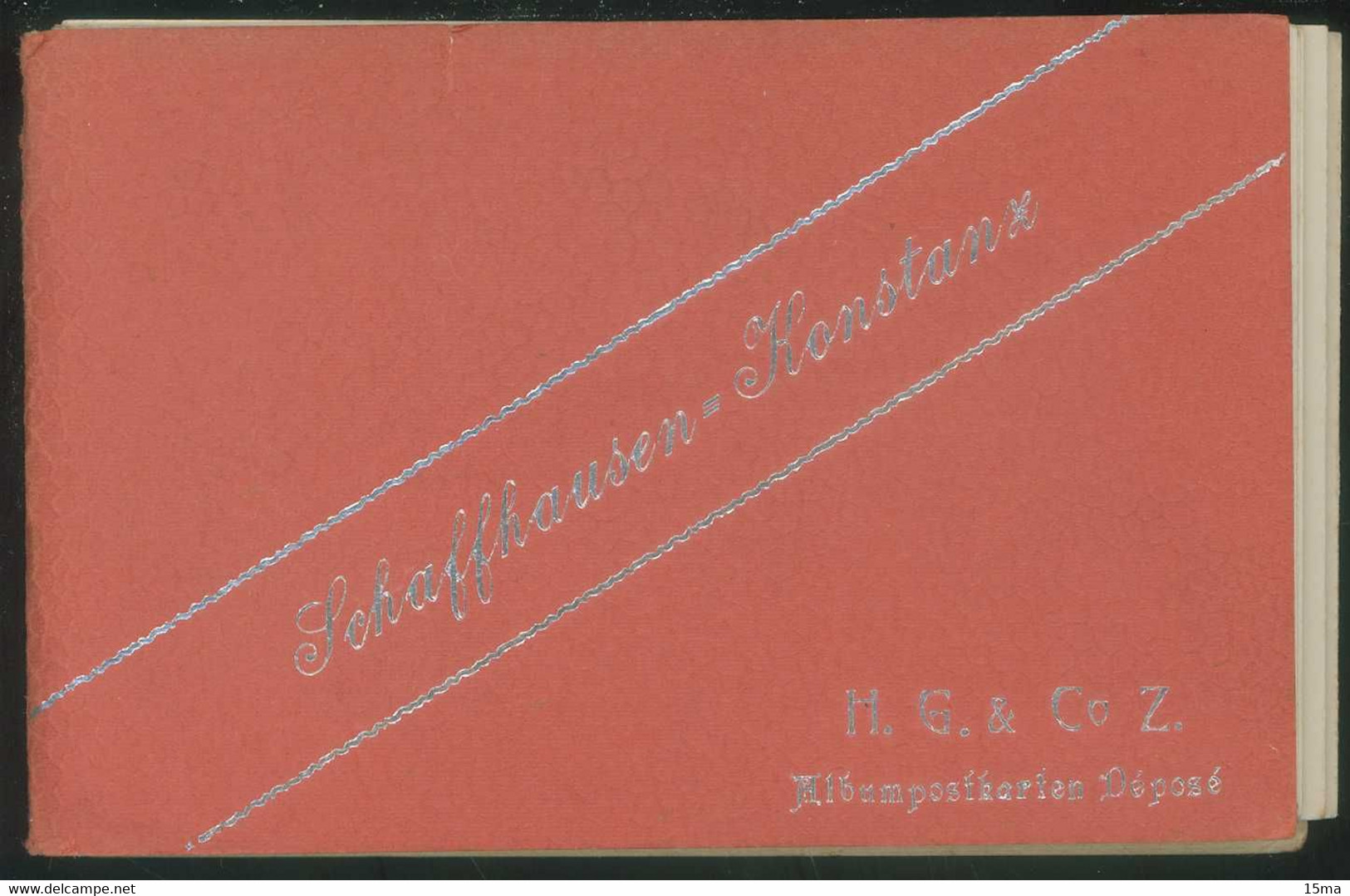 Schaffhausen Konstanz Albumpostkarten Carnet De 13 Cartes Postales Stein Am Rhein Basel Ermatingen Diessenhofen Arenenbe - Diesse