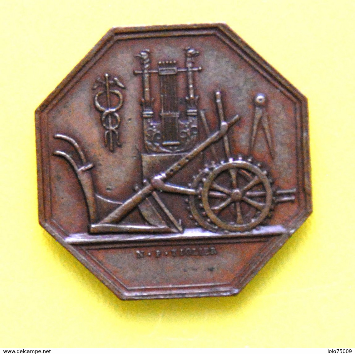 Medaille Tiolier Societe D'agriculture Sciences Et Arts Meaux Seine-et-marne - Monétaires / De Nécessité