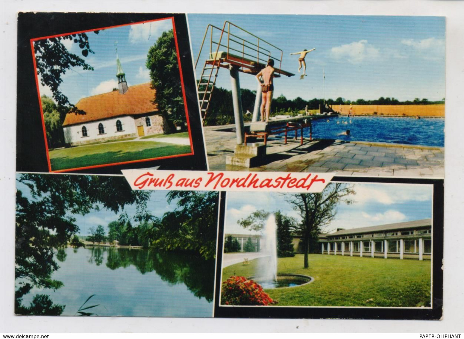 2249 NORDHASTEDT, Freibad, Kirche... - Heide