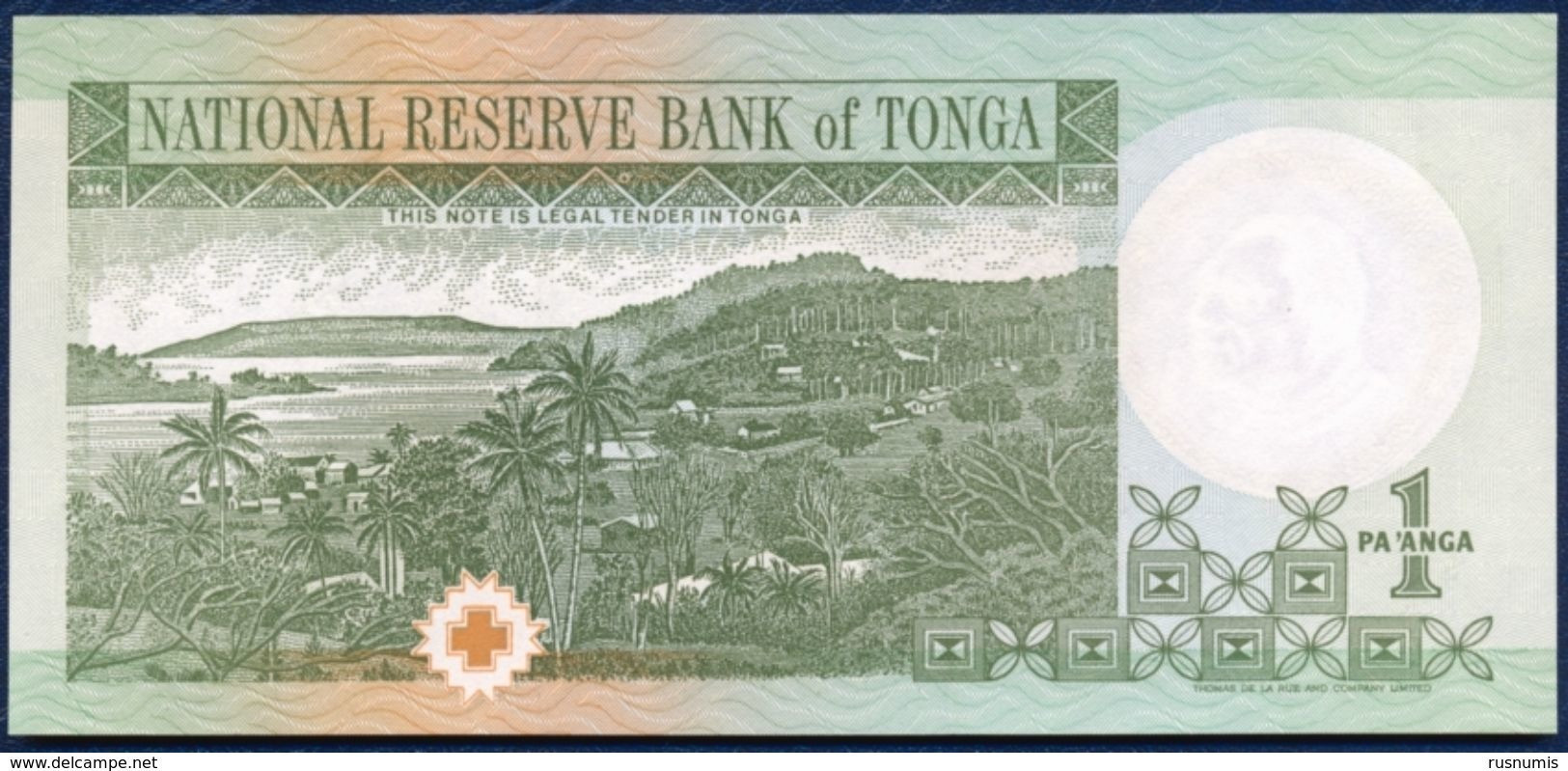 TONGA 1 PAANGA PA'ANGA P-31d  King Siaosi Taufa'ahau IV Tupou 1995 UNC - Tonga