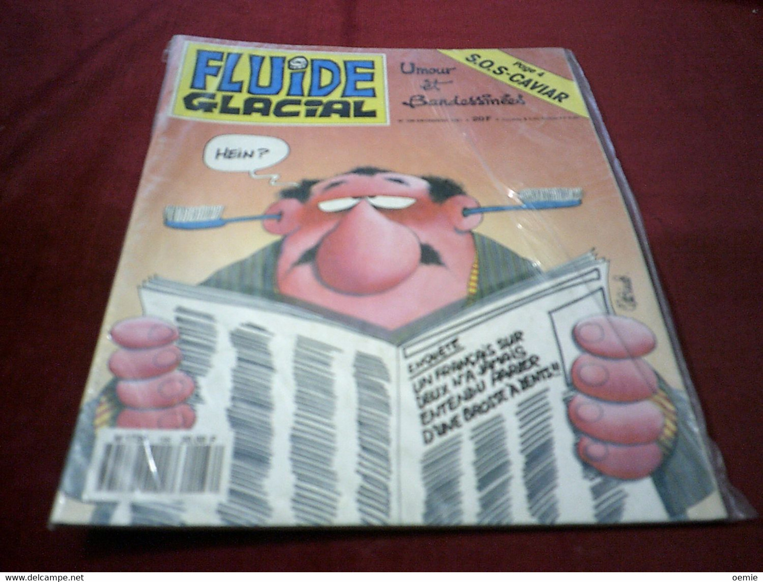 FLUIDE GLACIAL    N° 186 DECEMBRE 1991 - Fluide Glacial