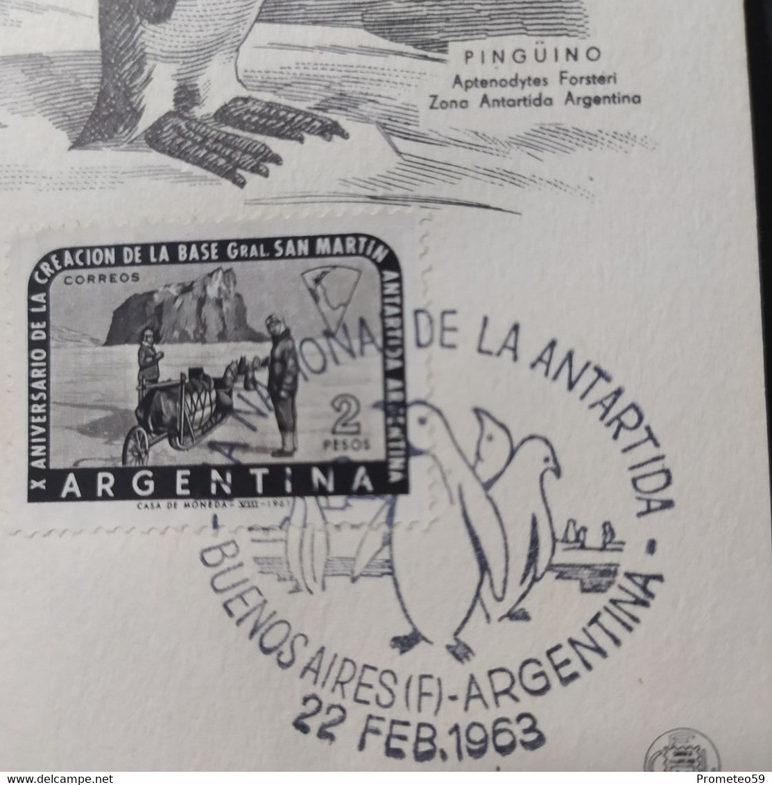 Día De Emisión – X Aniversario Creación De La Base San Martín Antártida Argentina - 22/2/1963 - Cuadernillos