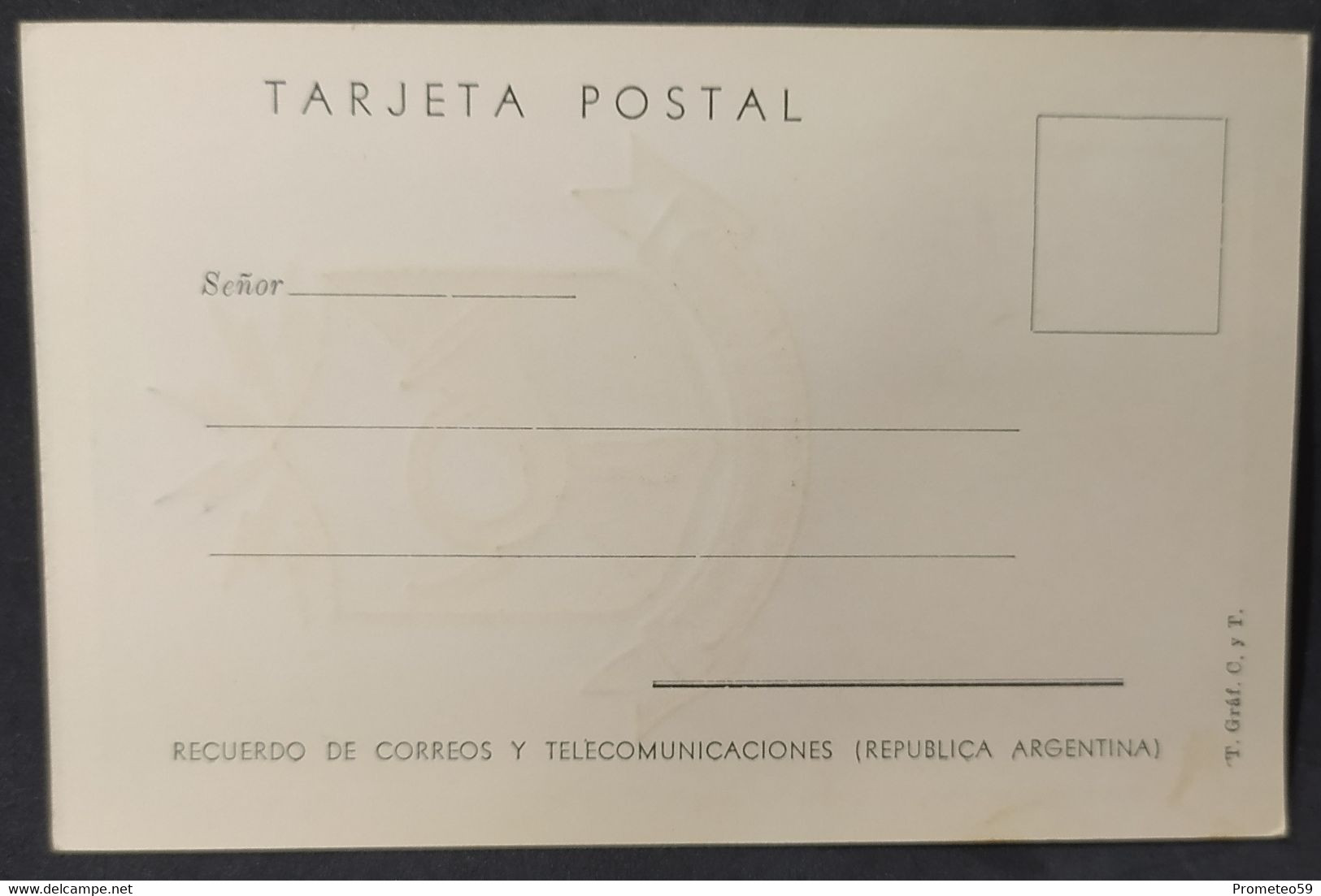 Día De Emisión - Fauna Argentina X 5 - 2/6/1960 - Carnets
