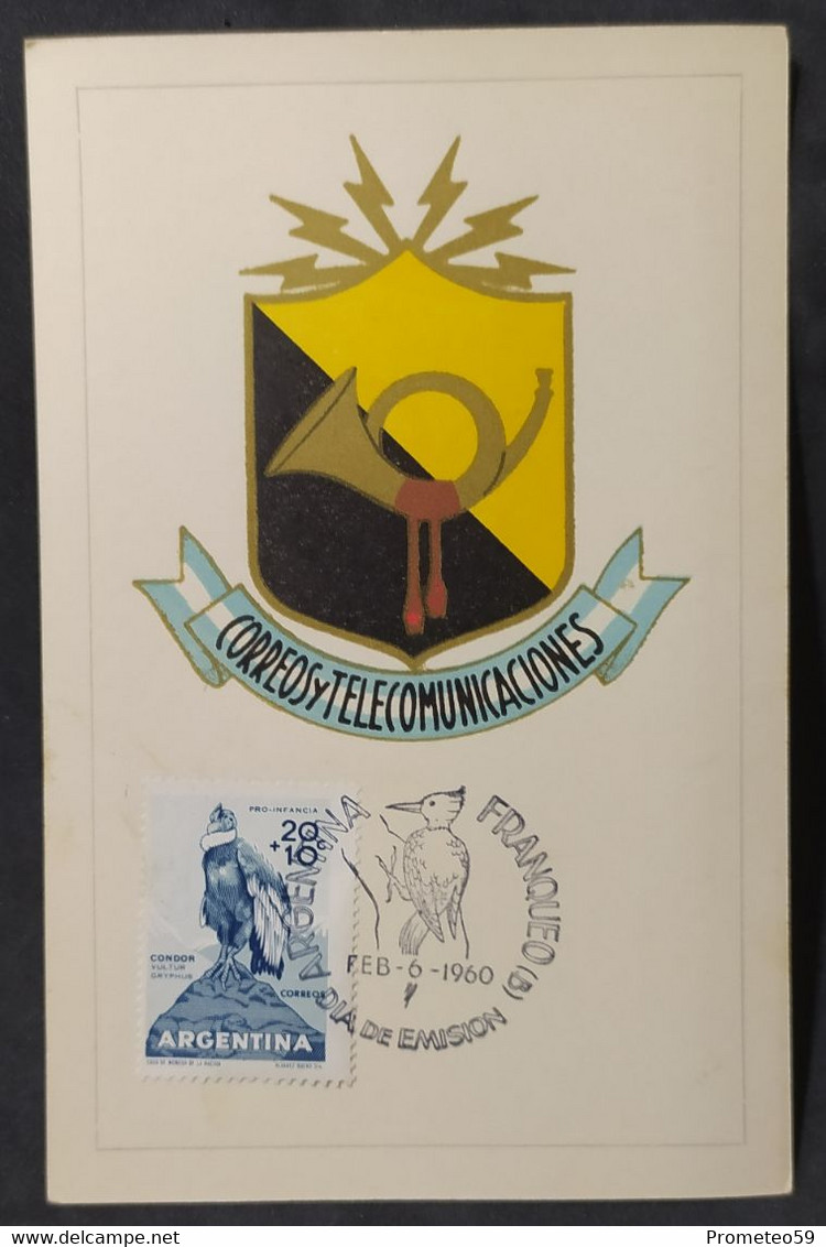 Día de Emisión - Fauna Argentina x 5 - 2/6/1960