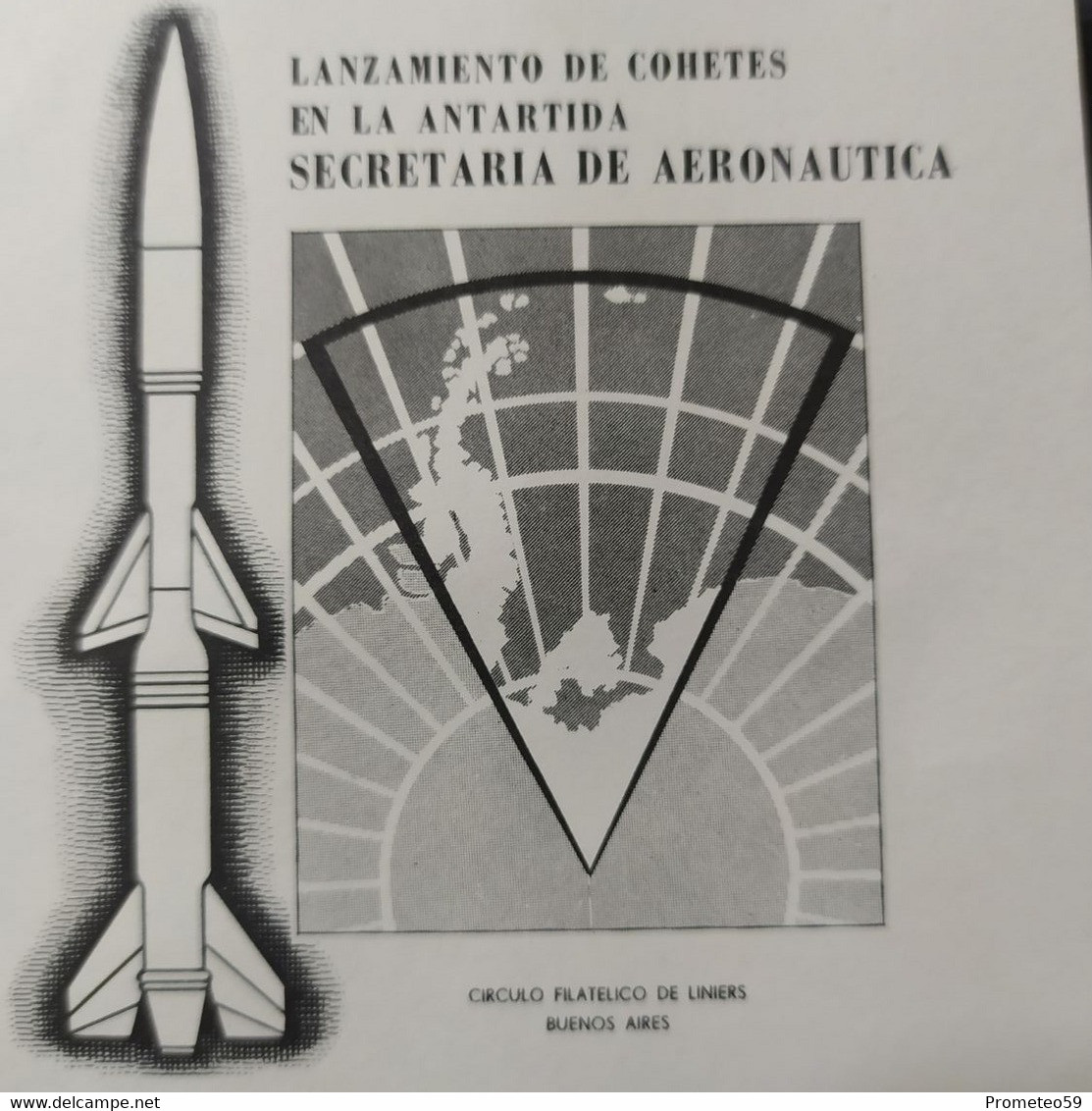 Día De Emisión – Primer Aniversario Operación Matienzo - Lanzamiento Cohetes Antártida Argentina - 19/2/1966 - Markenheftchen