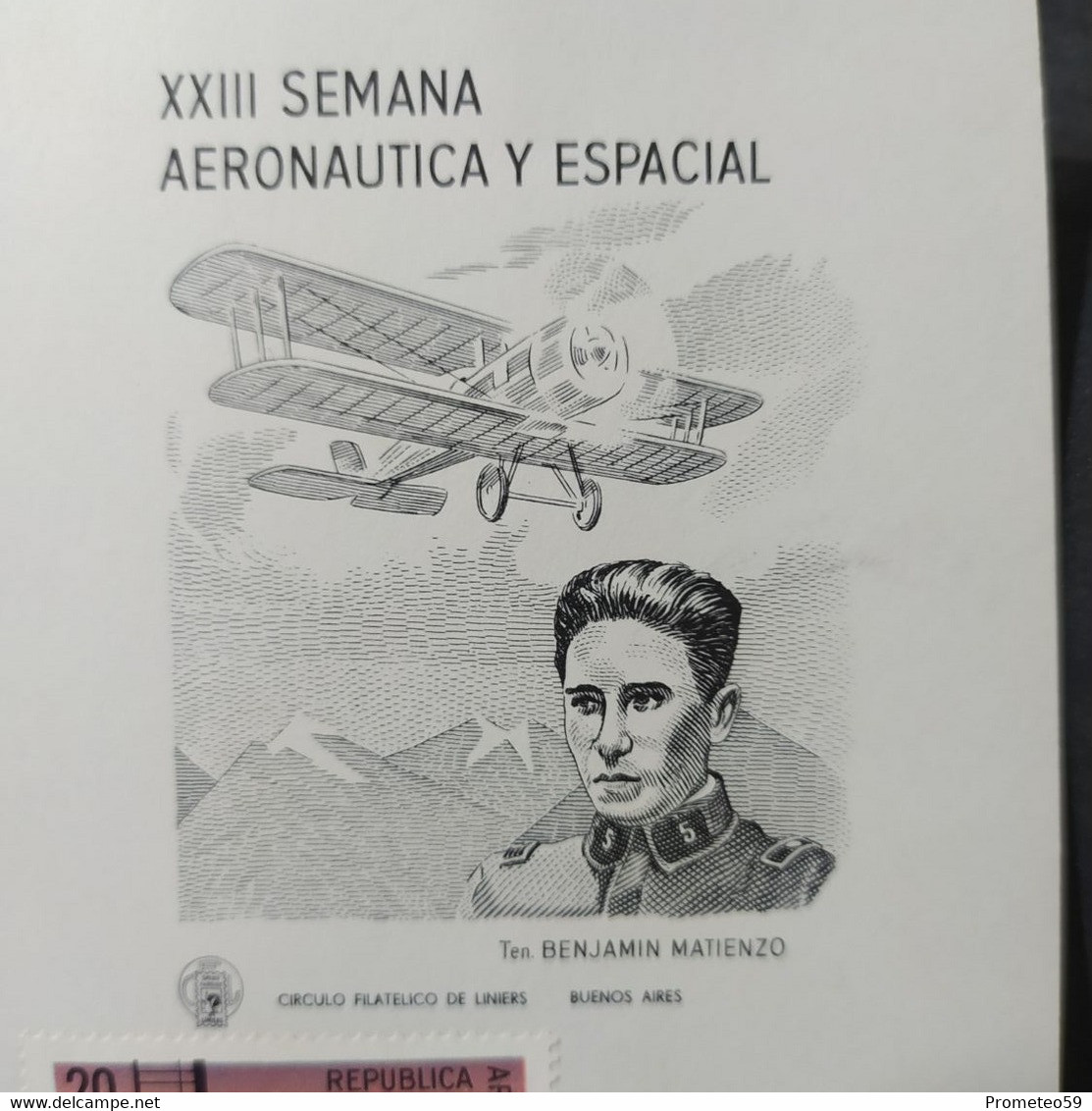 Día De Emisión - XXIII Semana Aeronáutica Y Espacial – 13/12/1969 - Argentina - Markenheftchen