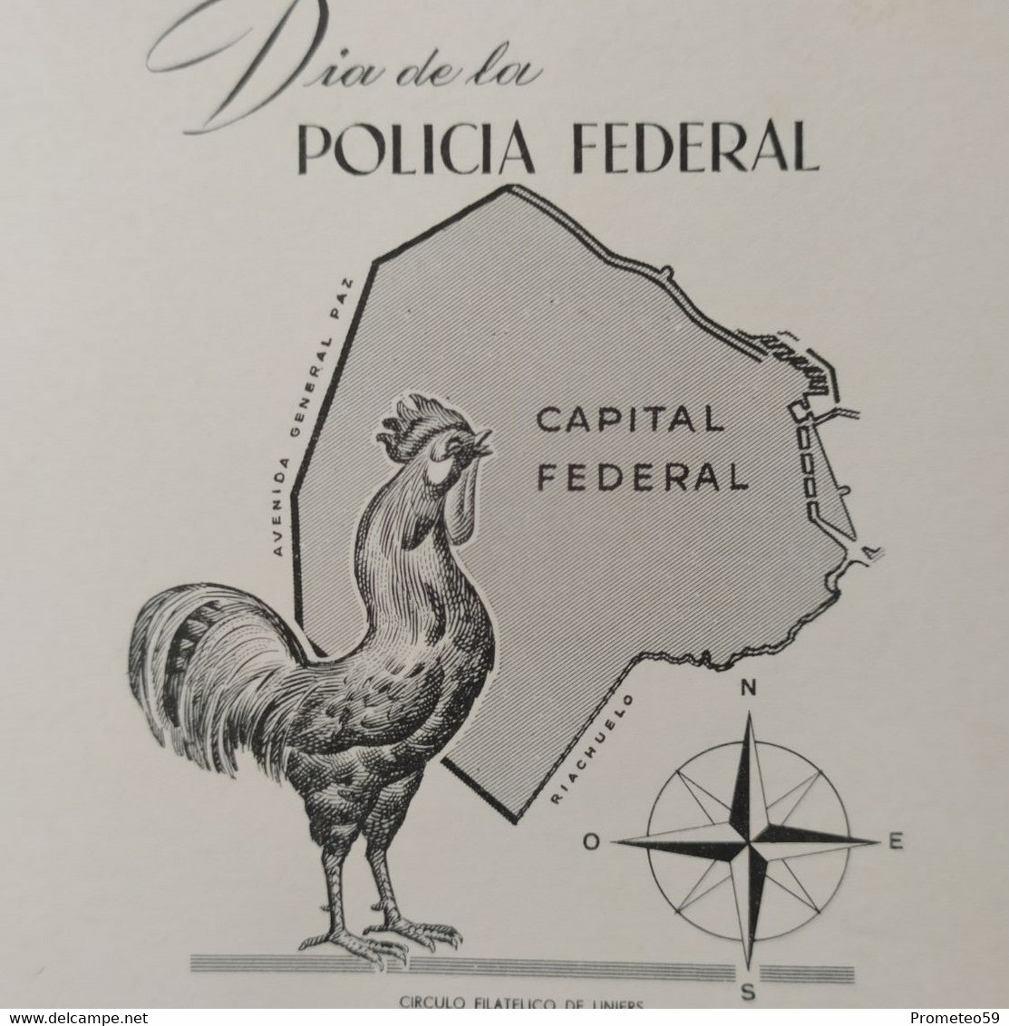 Día De Emisión - Día De La Policía Federal – 30/10/1965 - Argentina - Cuadernillos