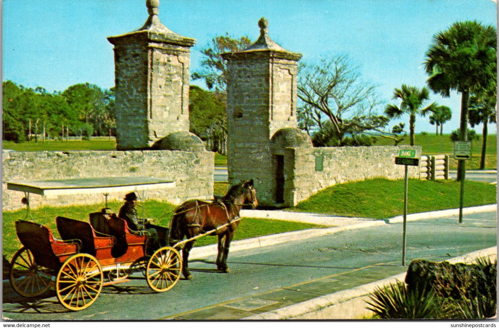 Florida St Augustine The Old City Gate - St Augustine