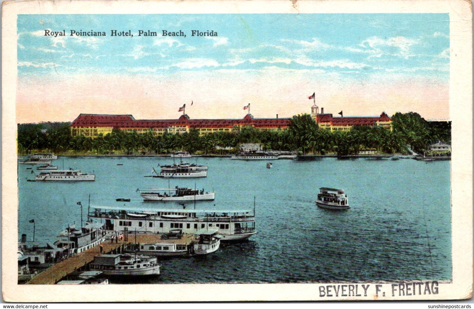 Florida Palm Beach Royal Poinciana Hotel 1926 - Palm Beach