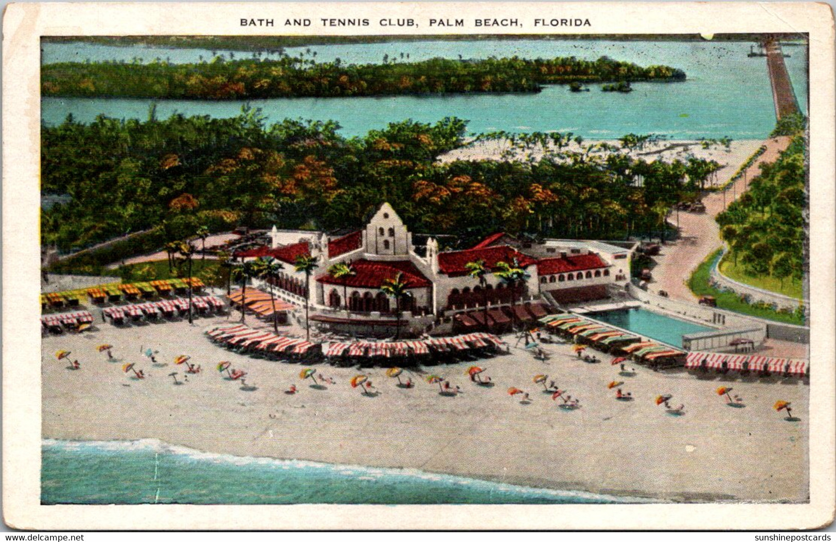 Florida Palm Beach Bath And Tennis Club 1933 - Palm Beach