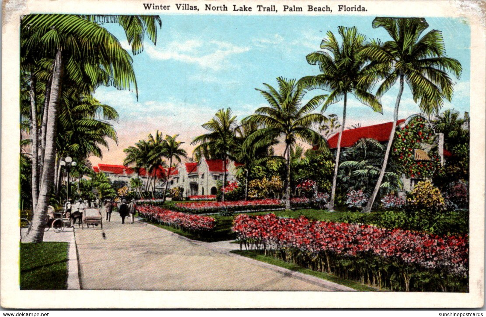 Florida Palm Beach Winter Villas Along North Lake Trail - Palm Beach