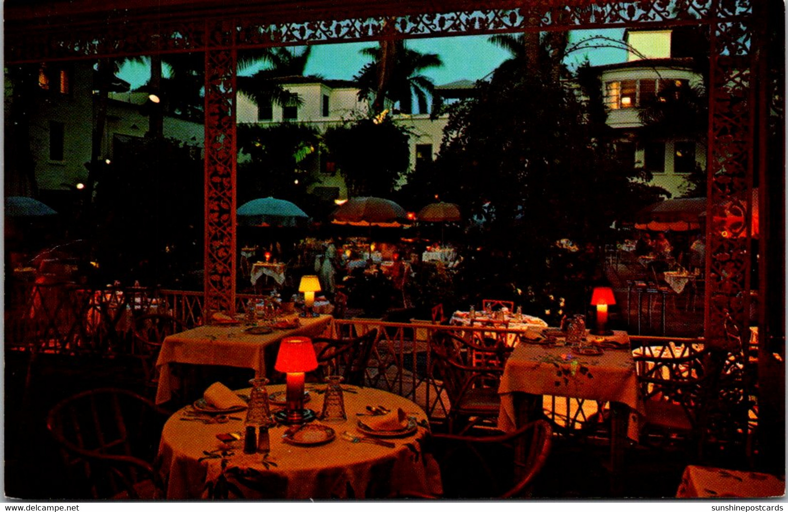 Florida Palm Beach Brazilian Court Hotel Dining By Candlelight - Palm Beach