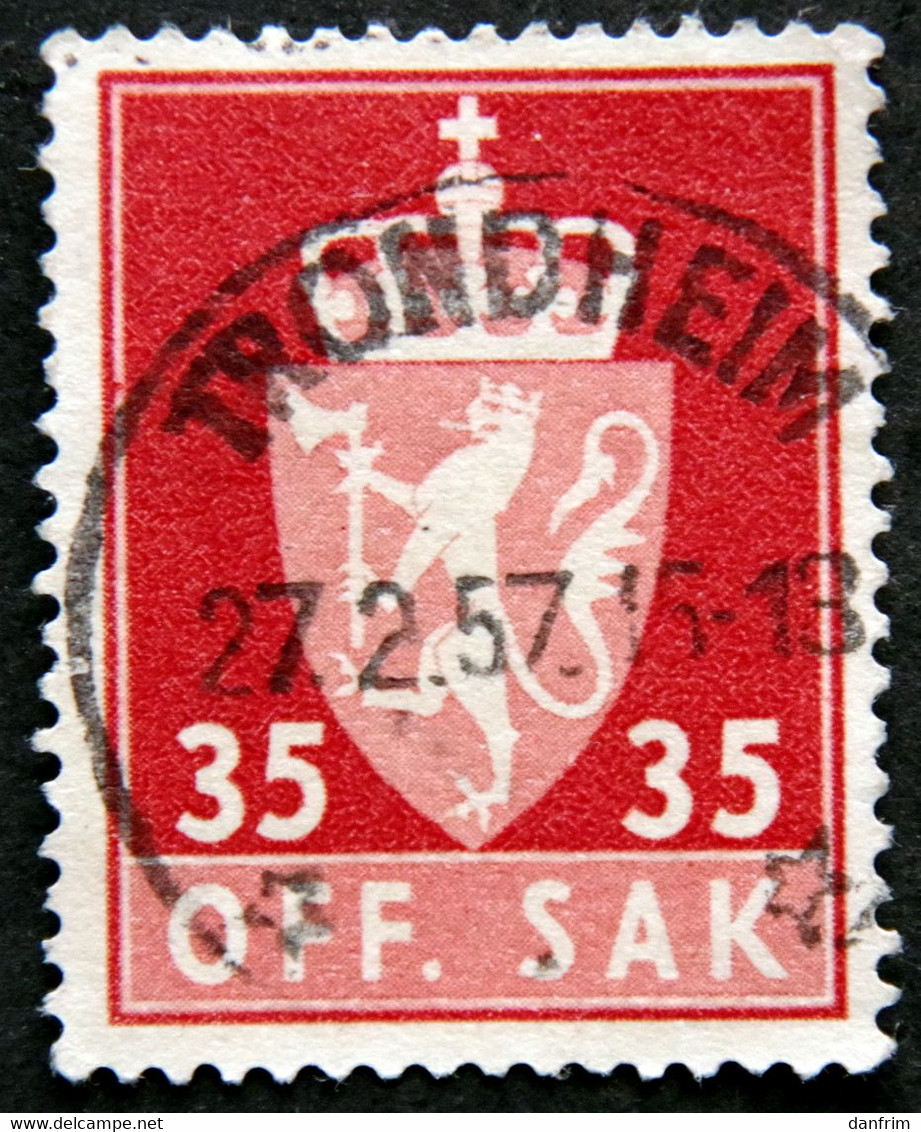 Norway 1955  Minr.74X  TRONDHEIM  (Lot H 1032 ) - Service