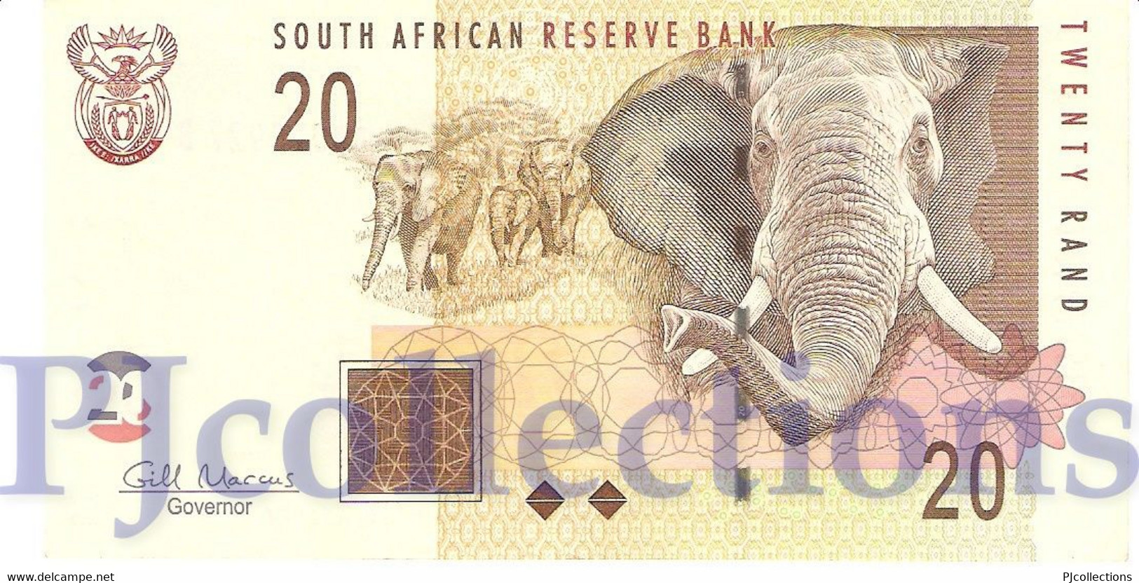 SOUTH AFRICA 20 RAND 2009 PICK 129b AU - South Africa