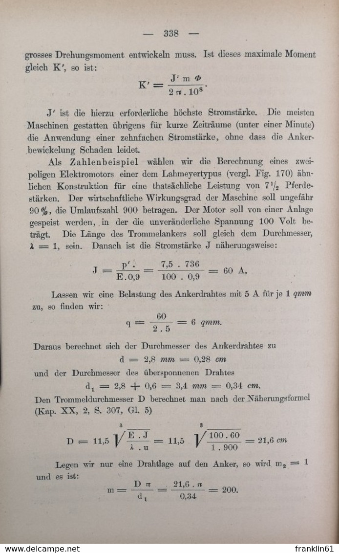 Grundzüge Der Elektrotechnik. - Technique