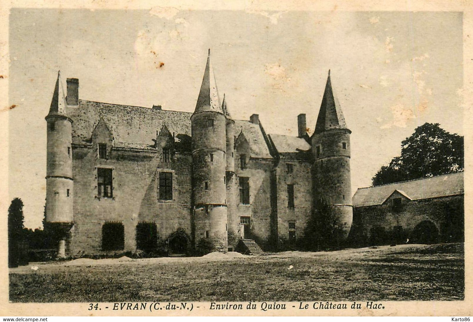 évran * Le Château Du Hac , Environs Du Guiou - Evran
