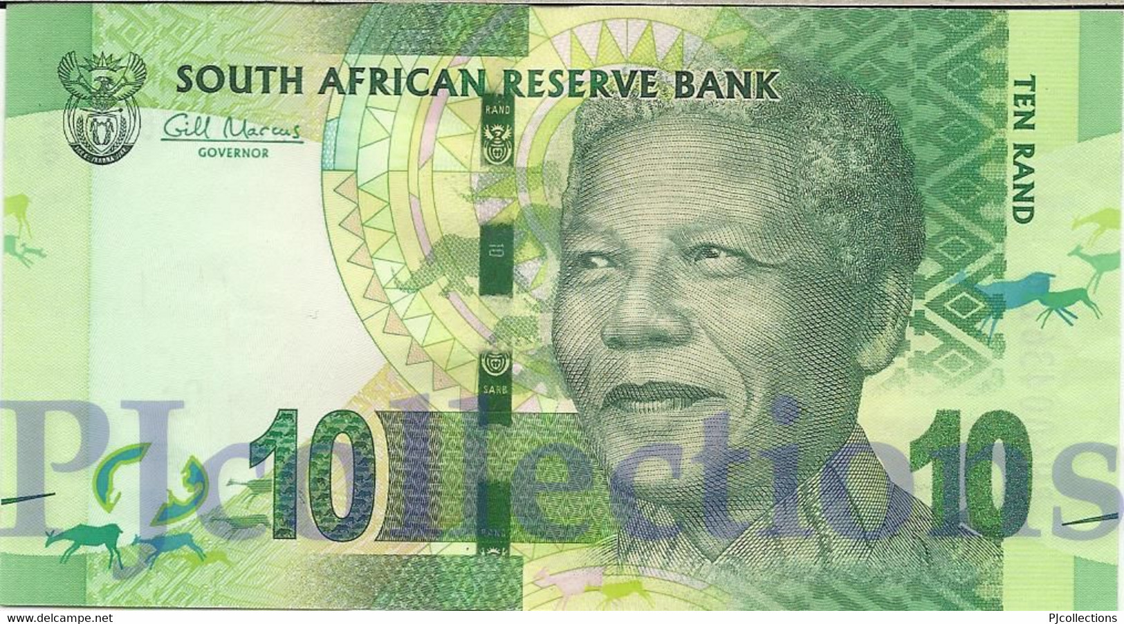 SOUTH AFRICA 10 RAND 2012 PICK 133 XF+ - Sudafrica