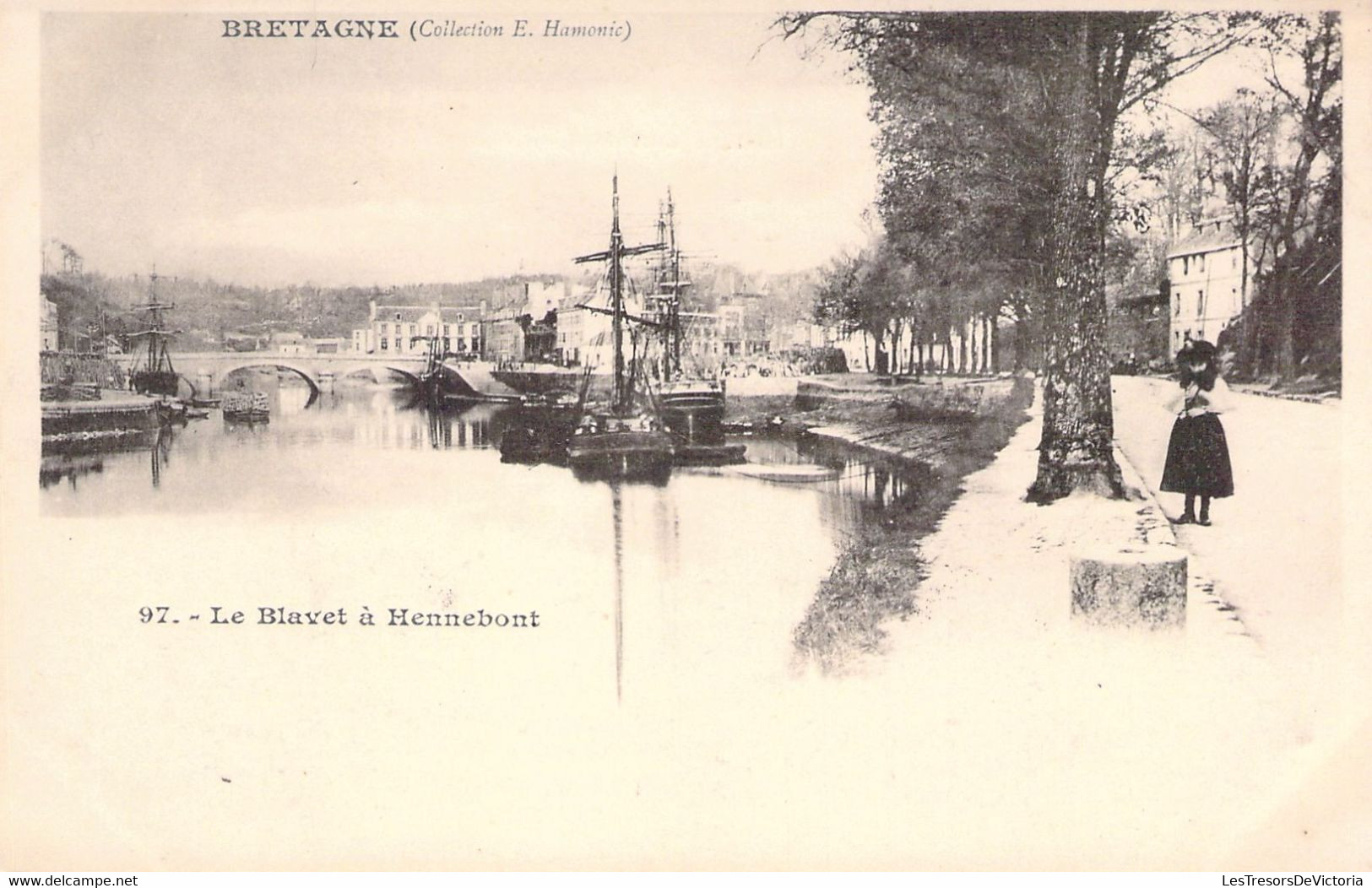 CPA FRANCE - 56 - HENNEBONt - Le Blavet à Hennebont - 97 Collection E Harmonie - Bretagne - Précurseur Dos Non Divisé - Hennebont