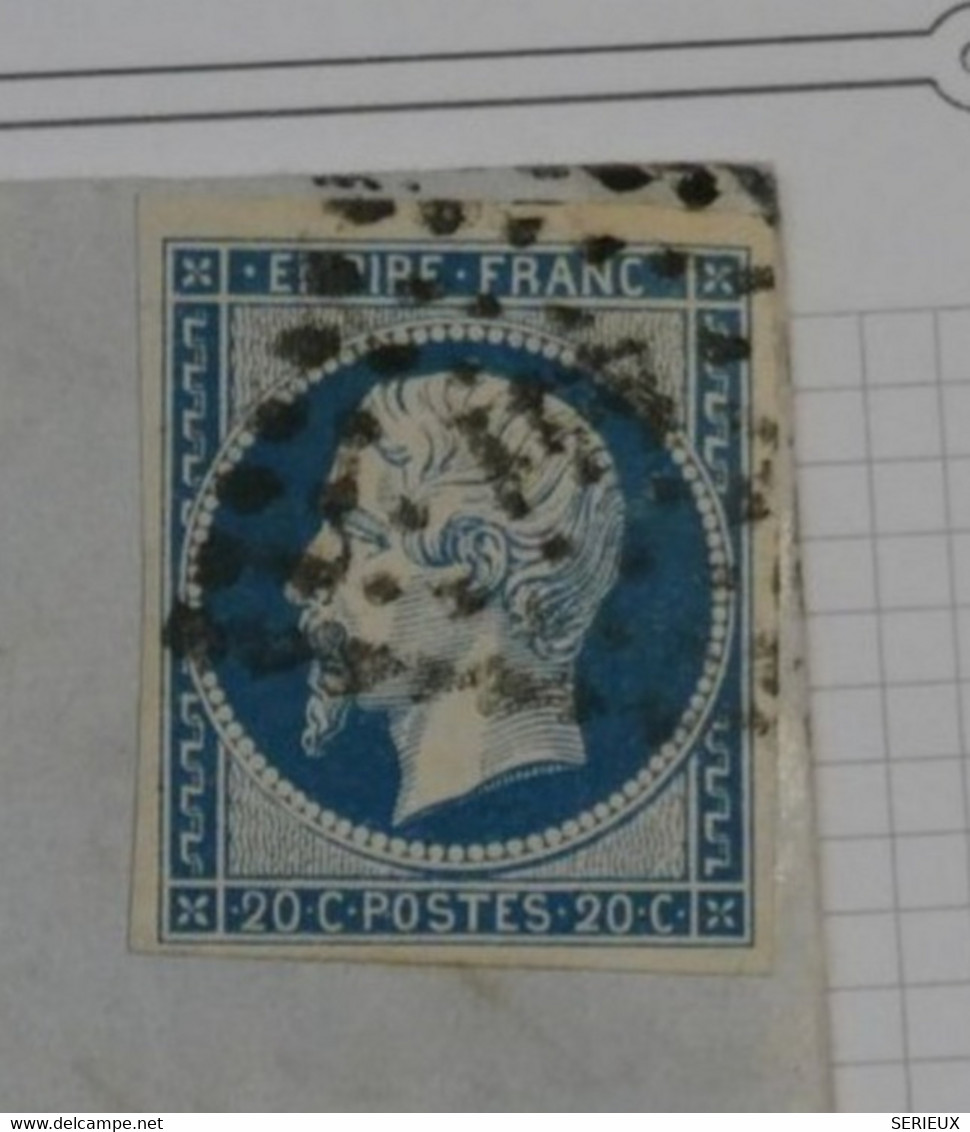 BL12 FRANCE  BELLE LETTRE  1856 MONT DE MARSAN +N°14  + +AFFRANCH. INTERESSANT++ + - 1853-1860 Napoleone III