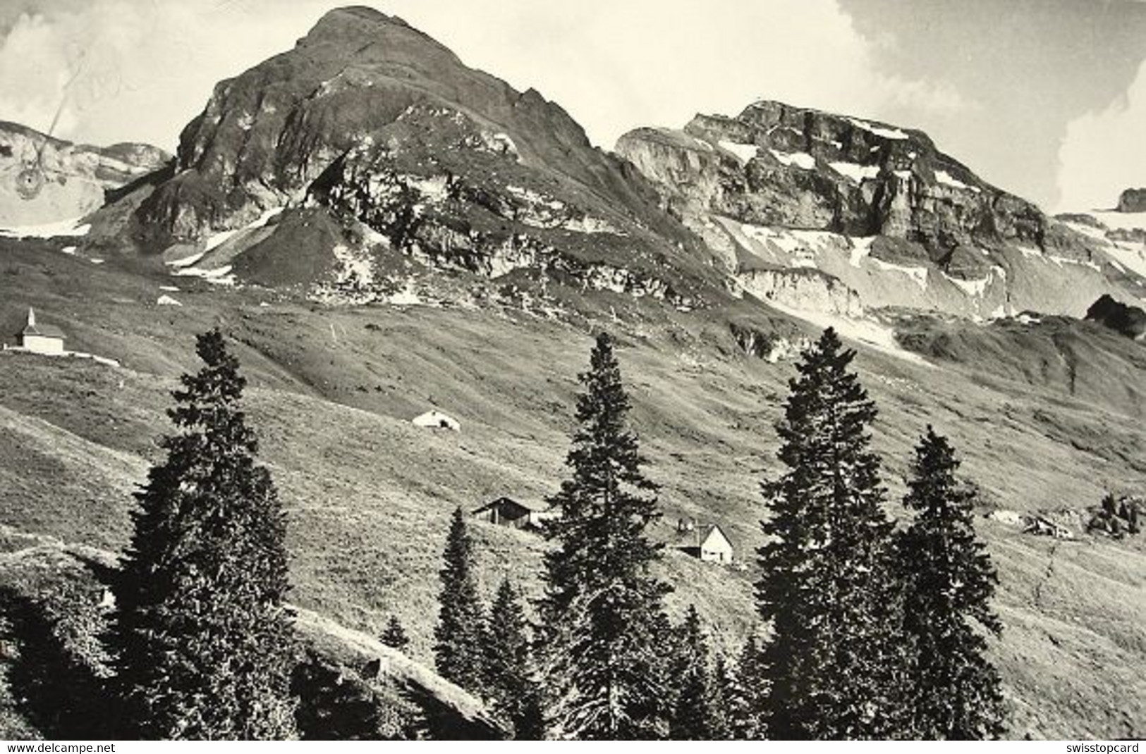 UNTERIBERG Käsernalp Stempel Drusberg-Hütte O. Fässler - Unteriberg