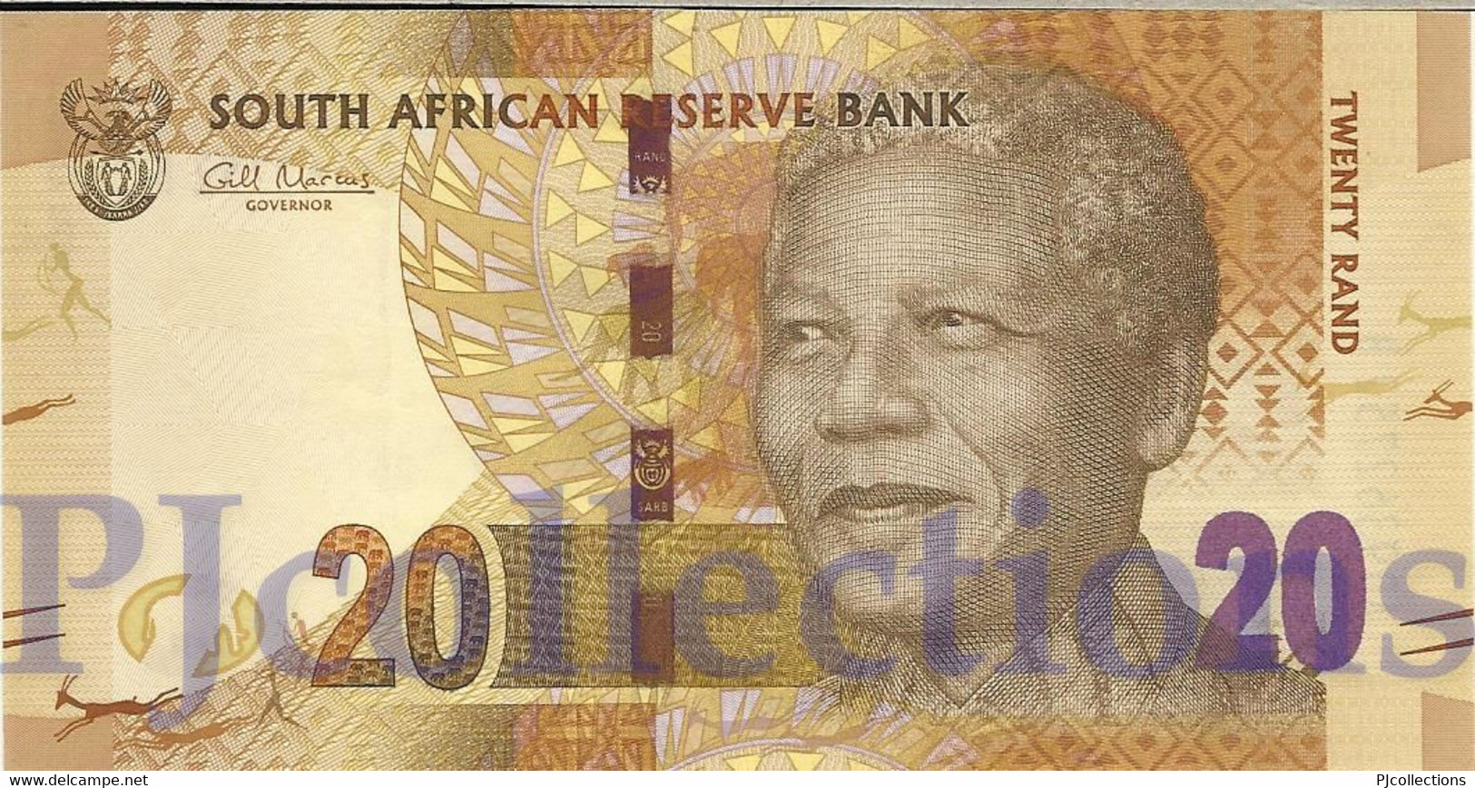 SOUTH AFRICA 20 RAND 2012 PICK 134 AU - South Africa