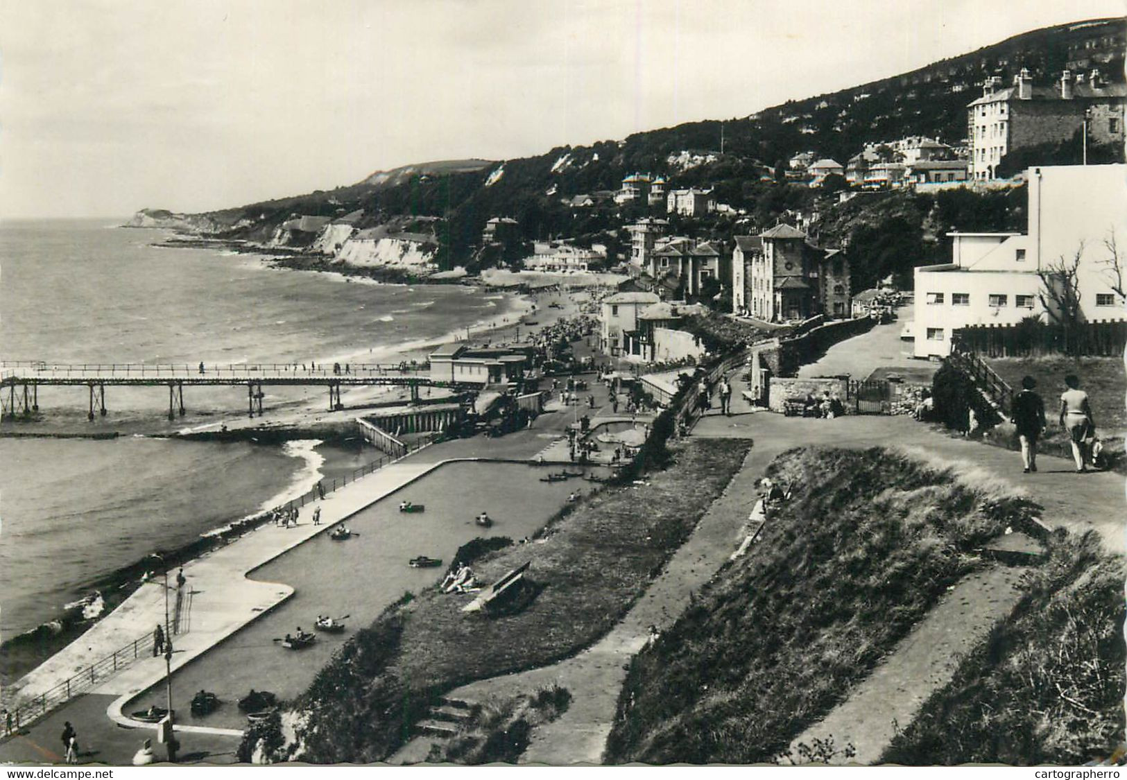 Postcard United Kingdom > England > Isle Of Wight > Ventnor Coast Scene - Ventnor