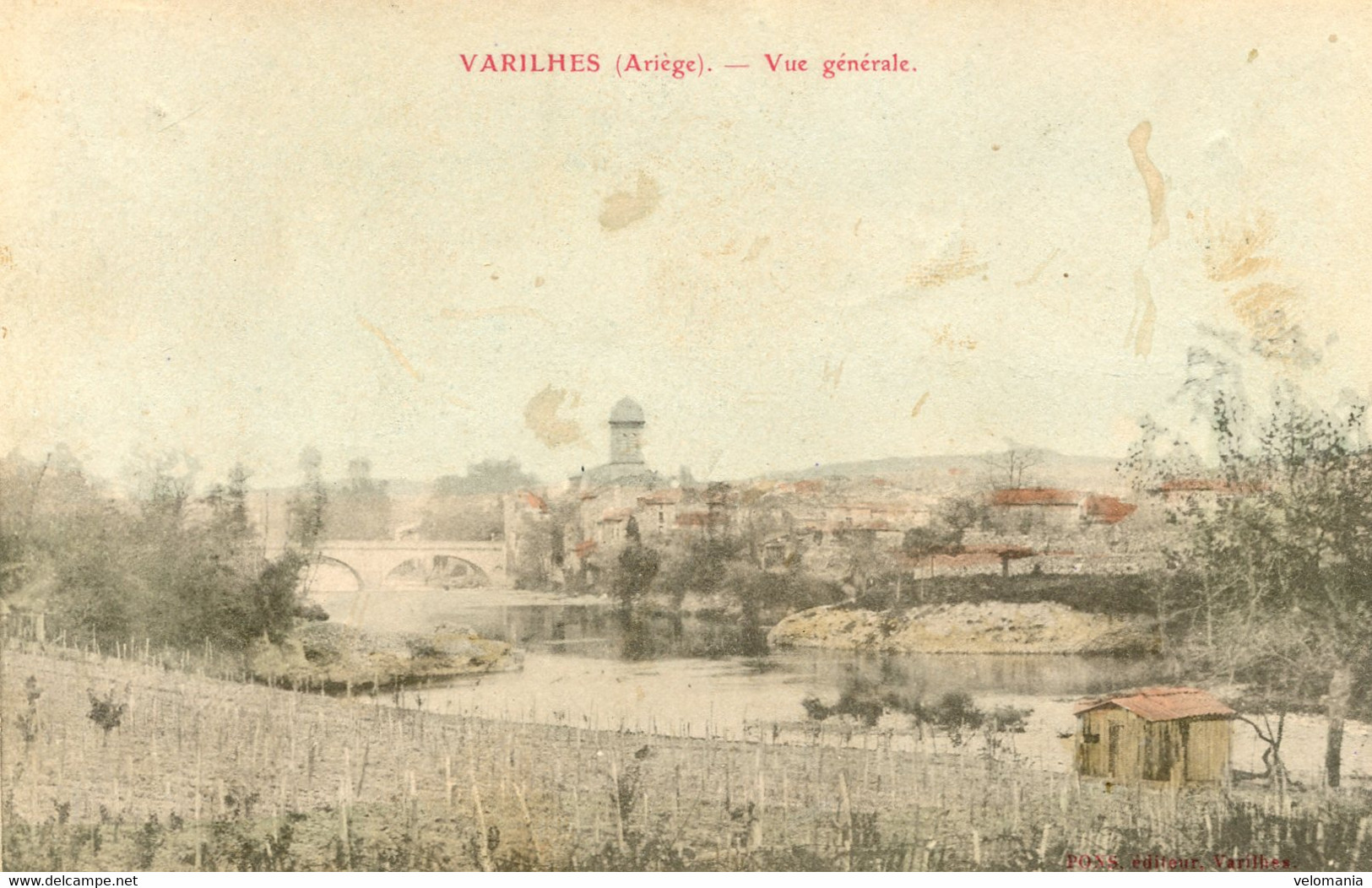 14835 Cpa 09 Varilhes - Vue Générale - Varilhes