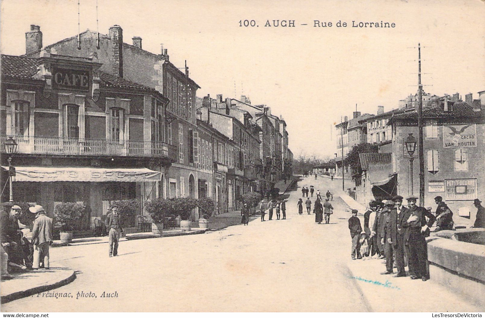 CPA FRANCE - 32 - AUCH - Rue De Lorraine - Animée - Frésignac Auch - Auch