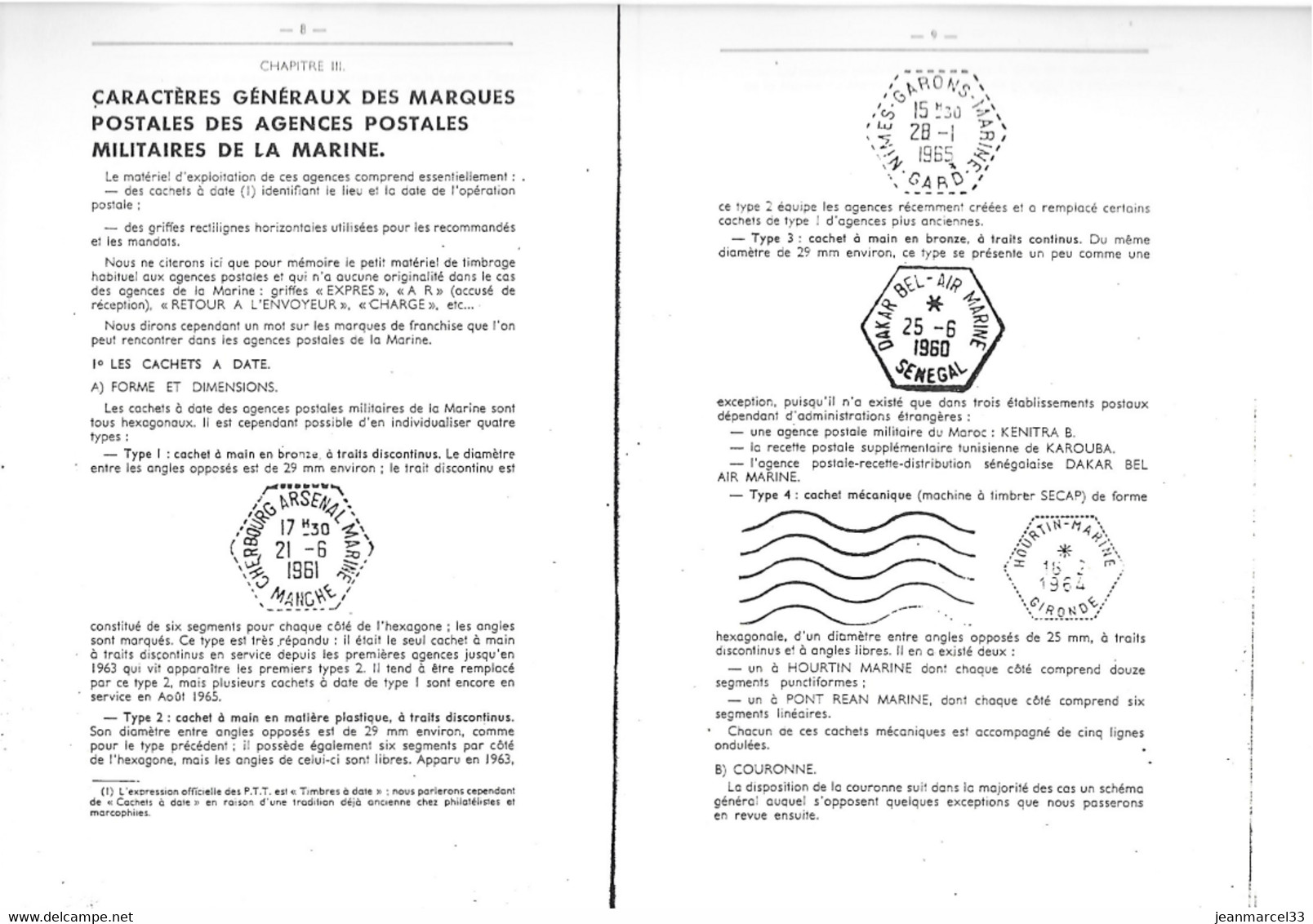 Catalogue " Les Agences Postales Militaires De La Marine Par Le Dr Jacques Mériaux édition L'Echo De La Timbrologie - Français (àpd. 1941)
