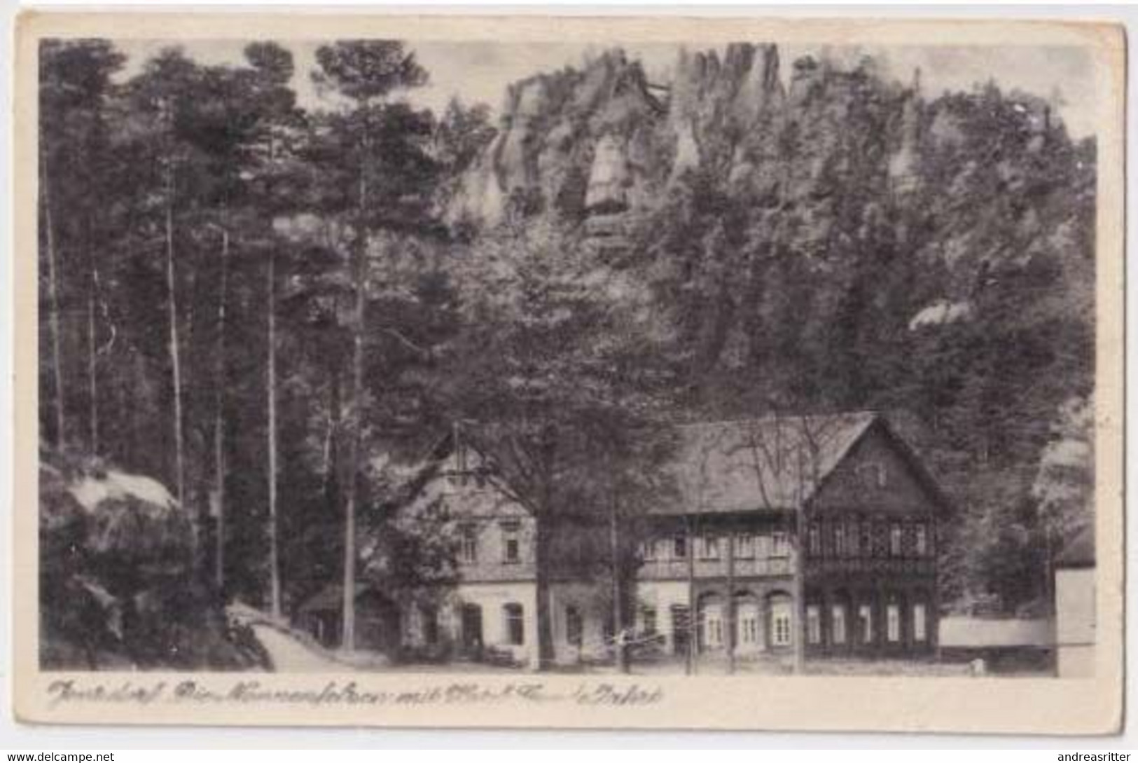 AK Jonsdorf Hotel Gondelfahrt 1952 (Al06) - Jonsdorf