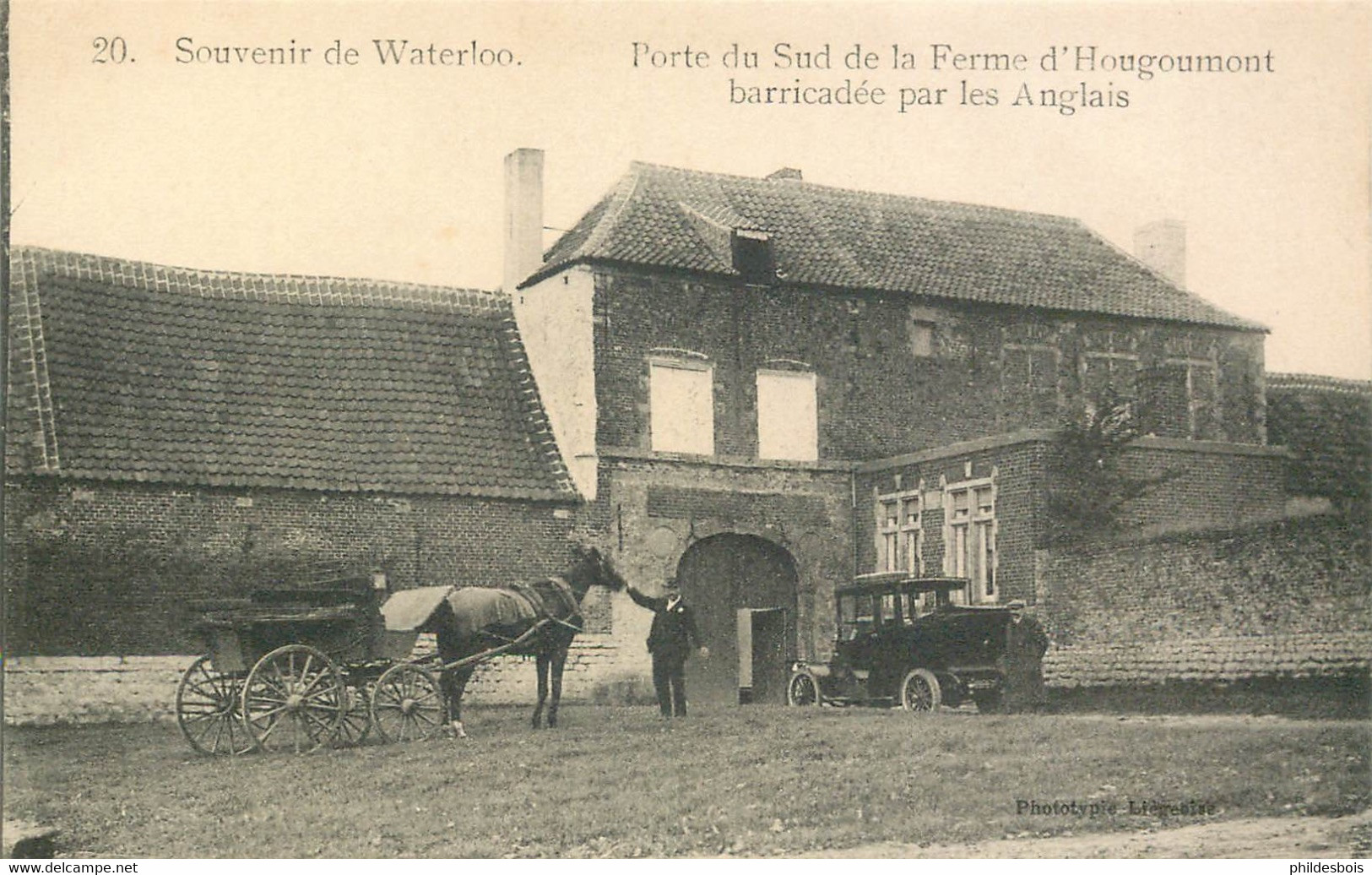 BELGIQUE  WATERLOO  Porte Du Sud  Ferme D'hougoumont - Waterloo