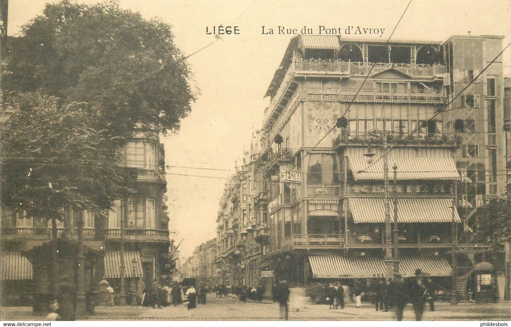 BELGIQUE  LIEGE  Rue Du Pont D'avroy - Luik