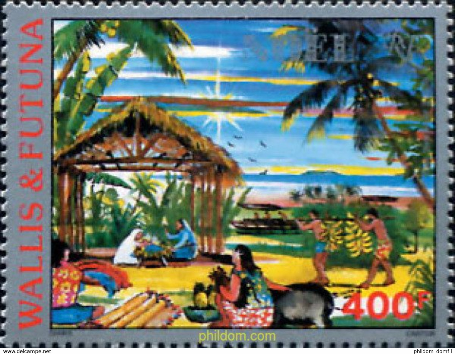 174499 MNH WALLIS Y FUTUNA 1988 NAVIDAD - Gebraucht