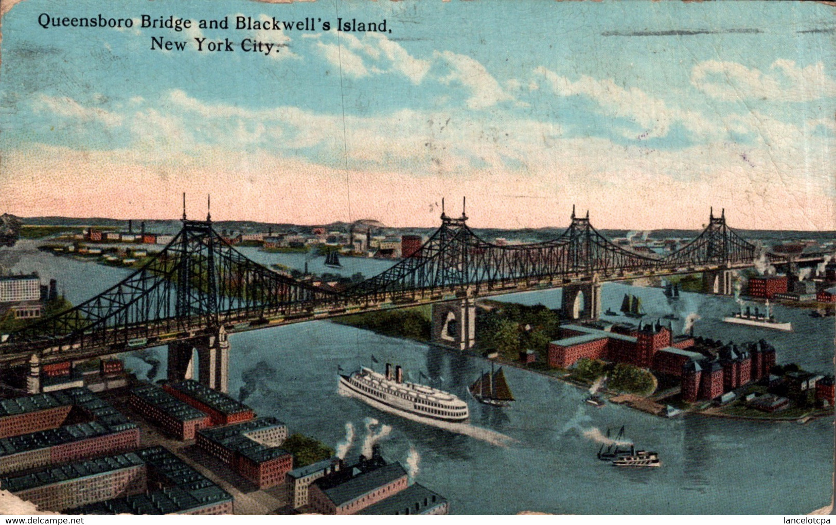 QUEENSBORO BRIDGE AND BLACKWELL'S ISLAND - NEW YORK CITY - Bruggen En Tunnels