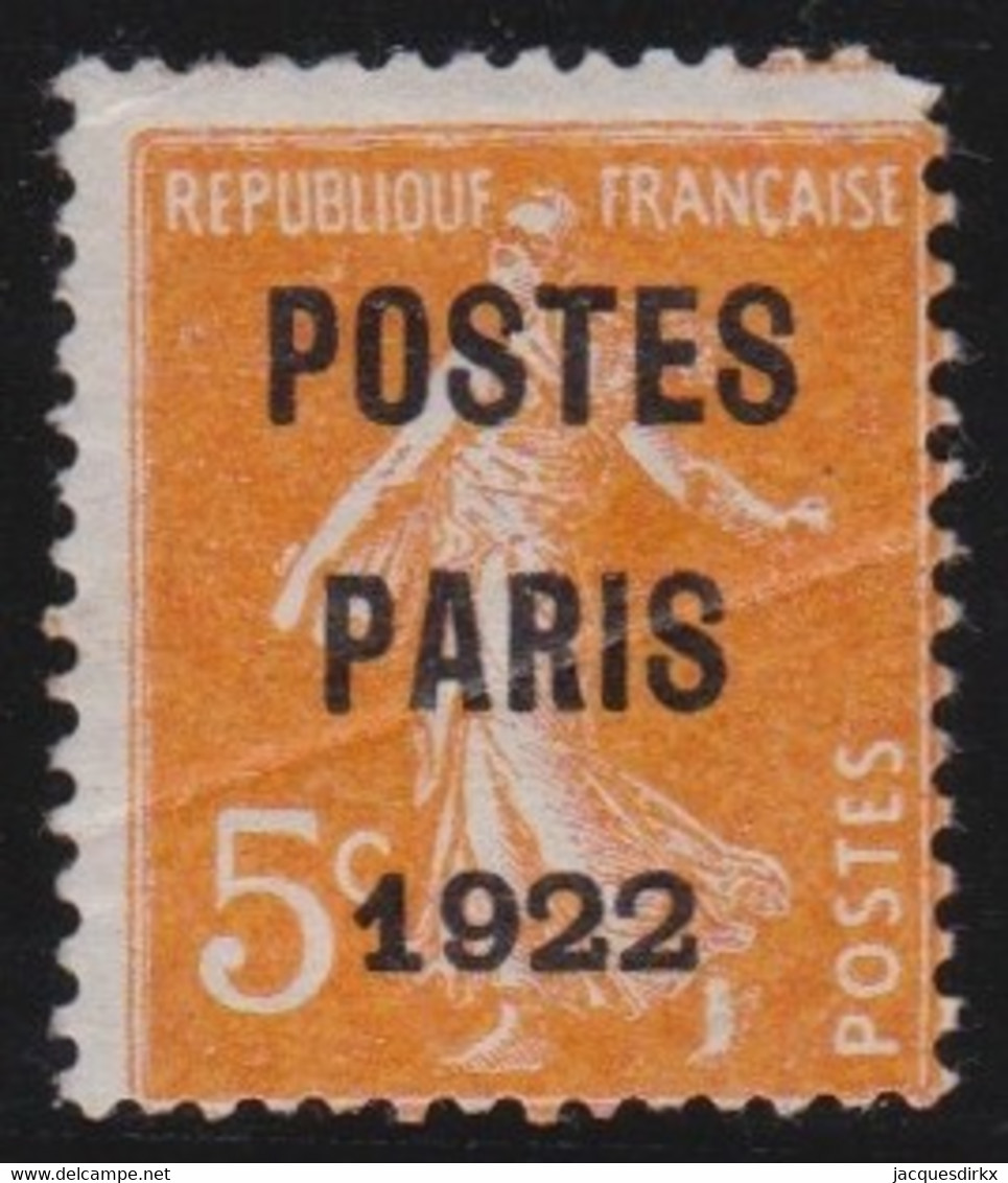 France   .   Yvert   .    P.  30       .      (*)       .   Neuf Sans  Gomme - 1893-1947