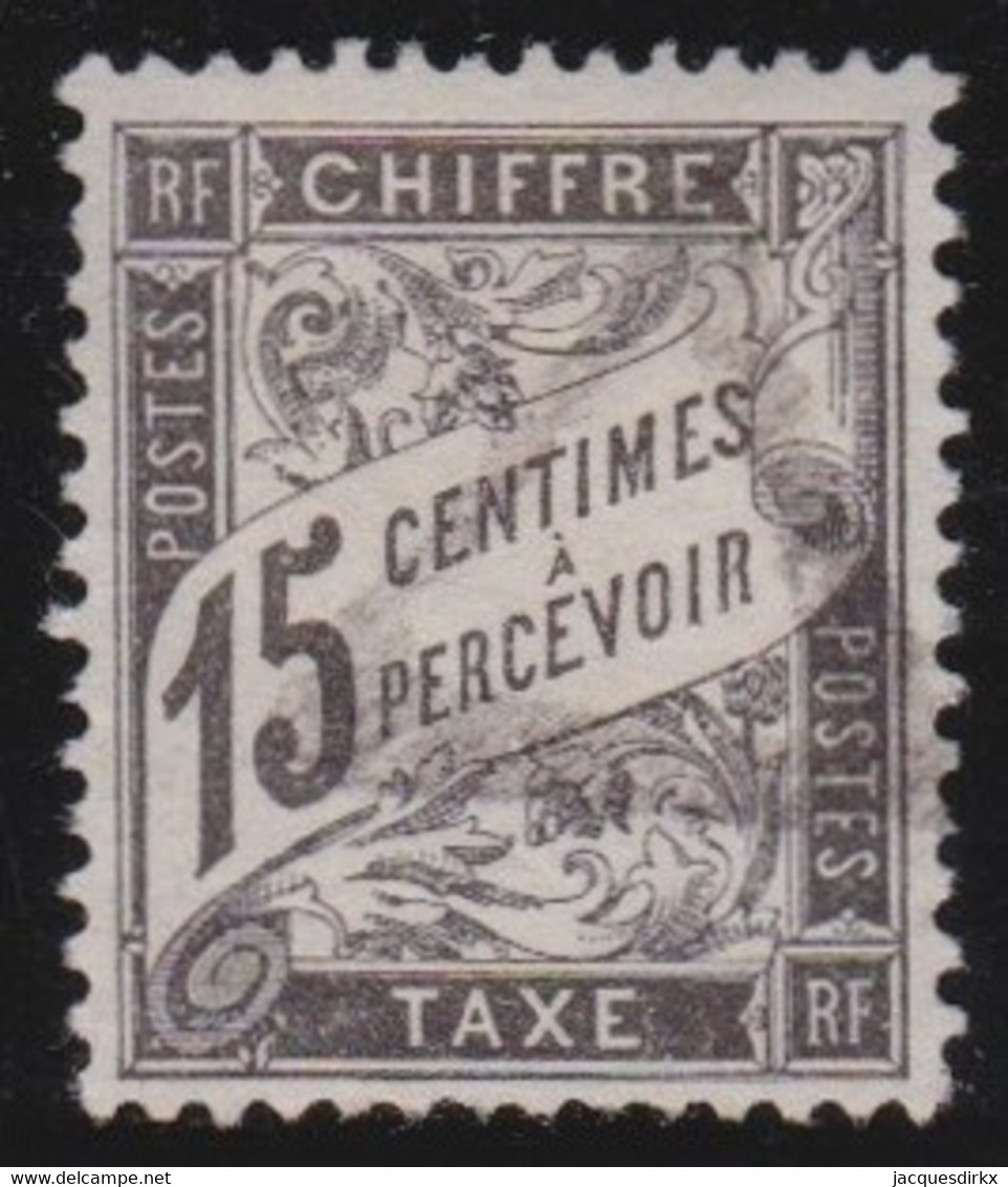 France   .   Yvert   .    Taxe  16     .    O      .    Oblitéré - 1859-1959 Oblitérés