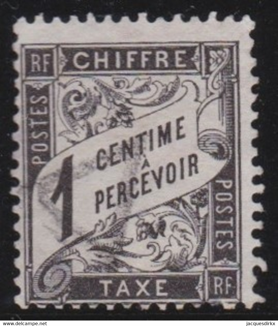 France   .   Yvert   .    Taxe  10   .    O      .    Oblitéré - 1859-1959 Used