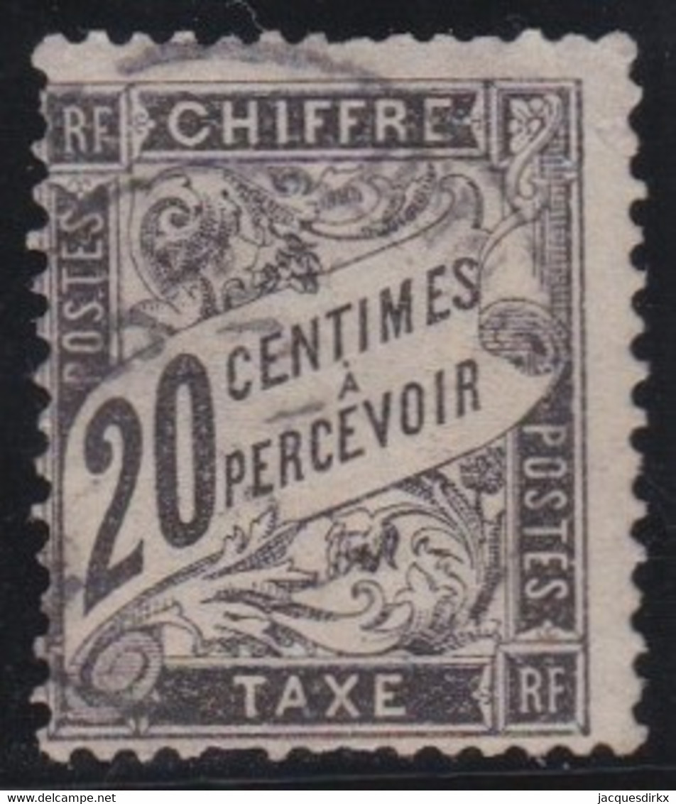 France   .   Yvert   .    Taxe  17       .       O         .       Oblitéré - 1859-1959 Oblitérés