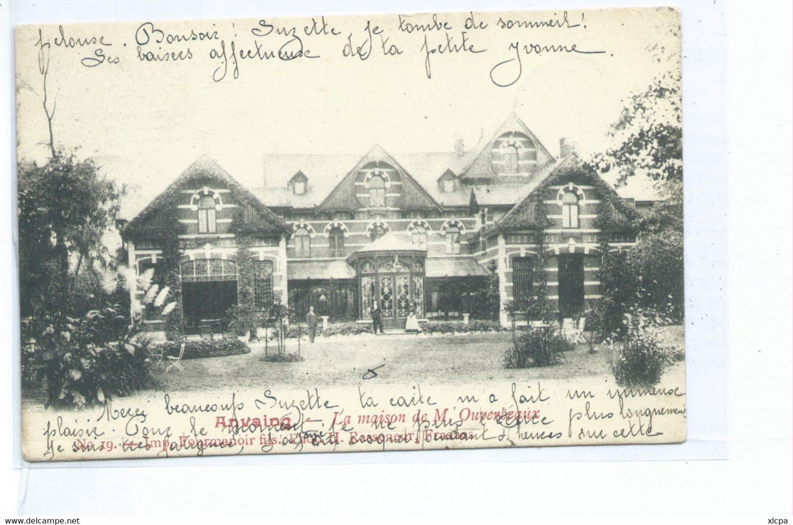 Anvaing Maison De M. Ouverbeaux ( Ouverleaux ) - Frasnes-lez-Anvaing