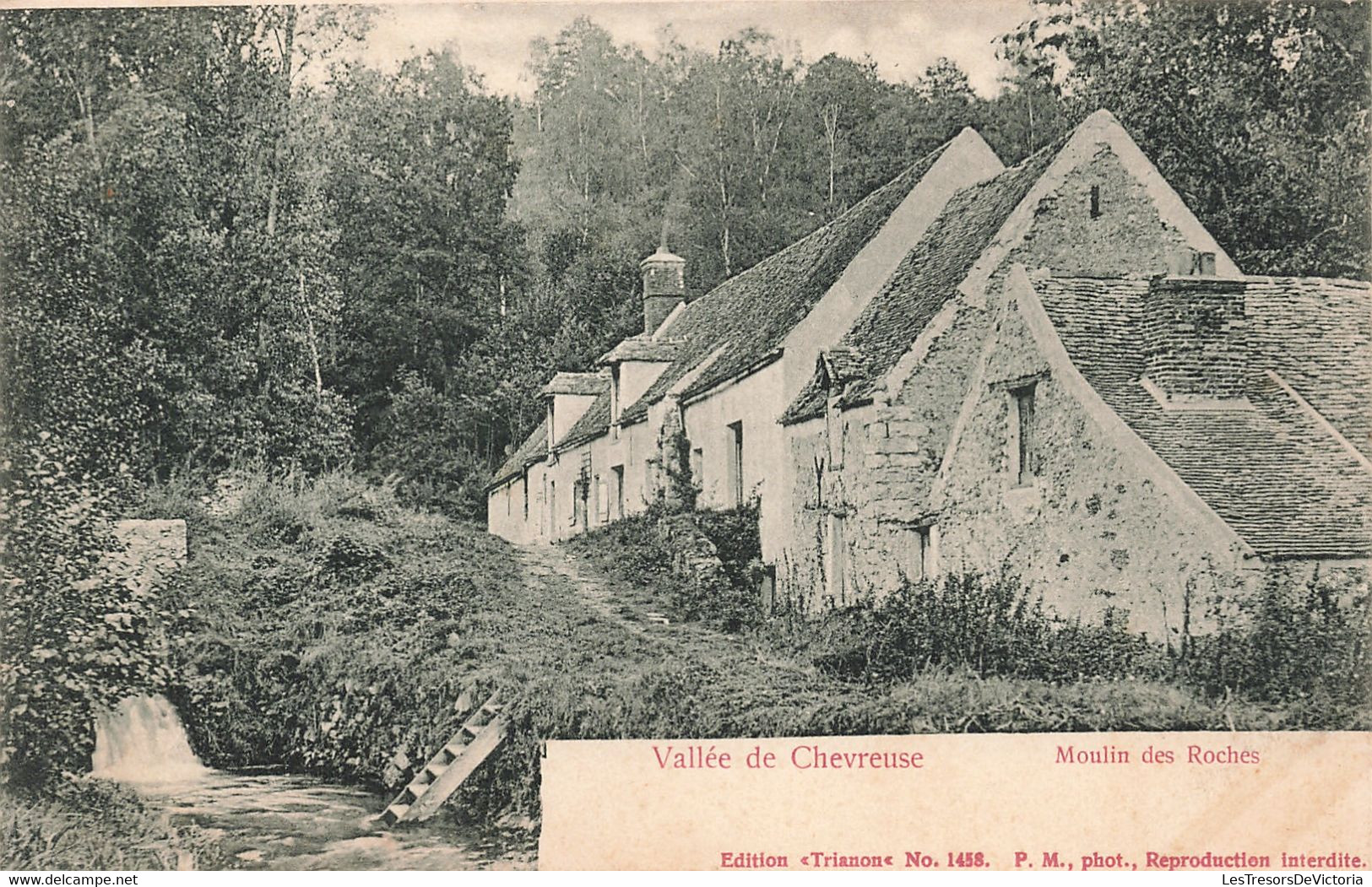 CPA - France - Vallée De Chevreuse - Moulin Des Roches - Edition Trianon N° 1458 - Dos No Divisé - Rivière - Moulin - Chevreuse