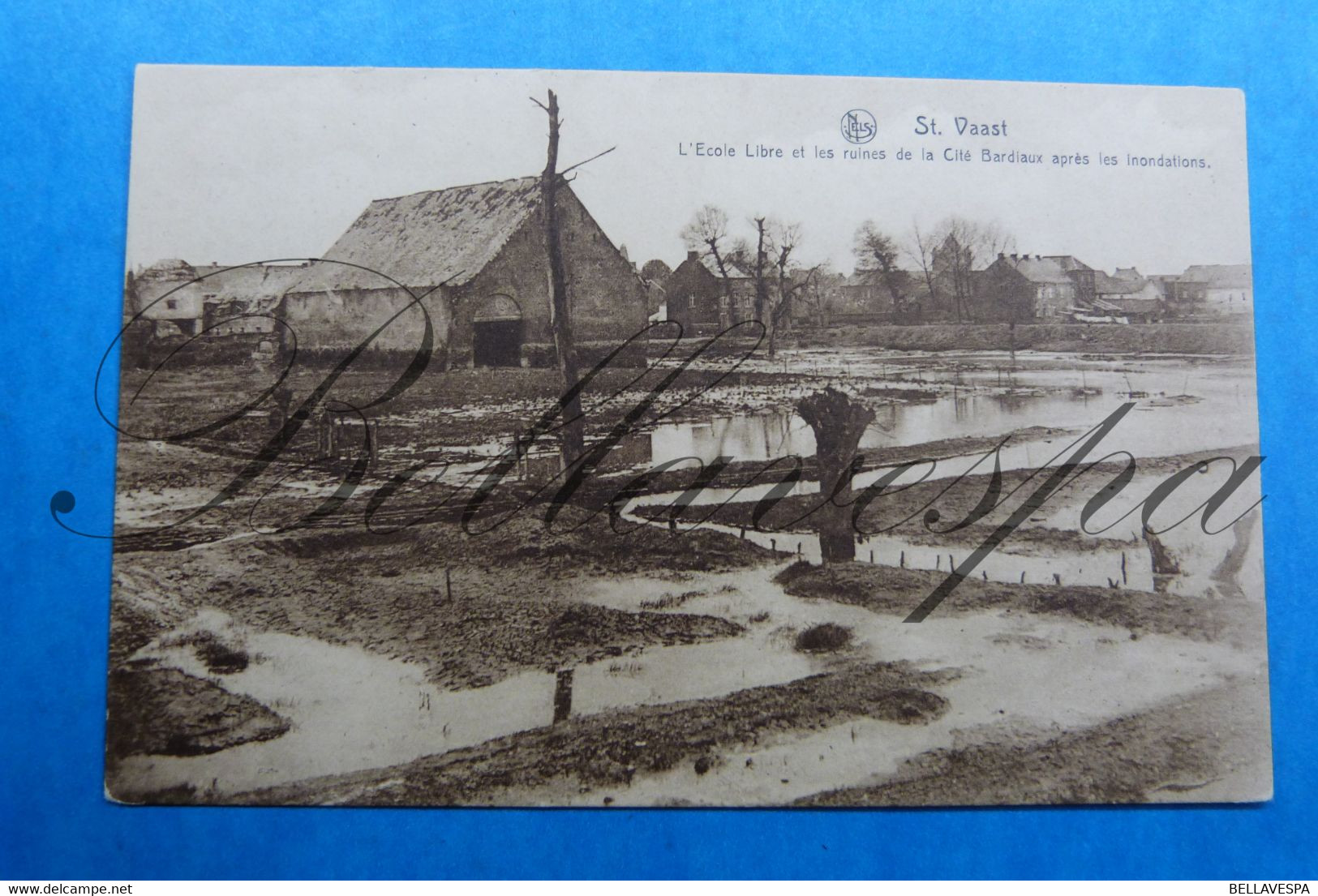 Saint Vaast La Louviere Ecole Cité Bardiaux Inondations - Inondazioni