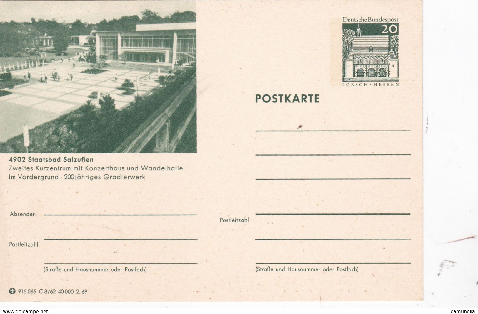 Germania-intero  POSTALE - Postkarten - Ungebraucht