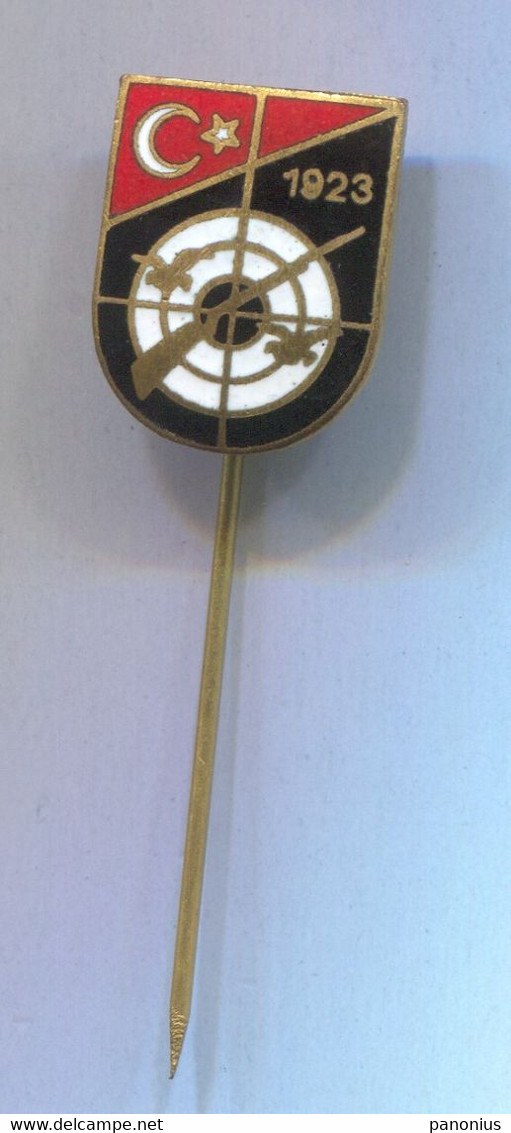 Archery Shooting - Turkey Federation Association, Vintage Pin Badge Abzeichen, Enamel - Tir à L'Arc