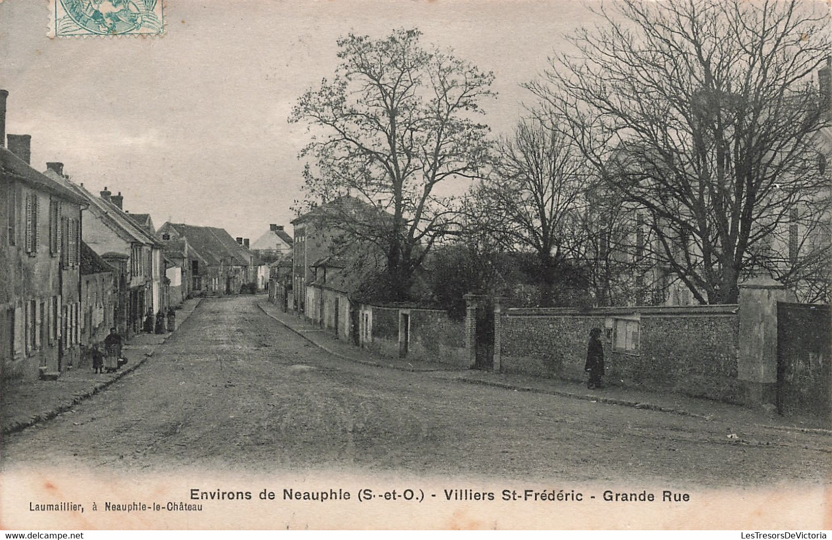 CPA - France - Laumaillier - Environs De Neauphle - Villiers-Saint-Frédéric - Grande Rue - Edit. Breger Frères - Neauphle Le Chateau