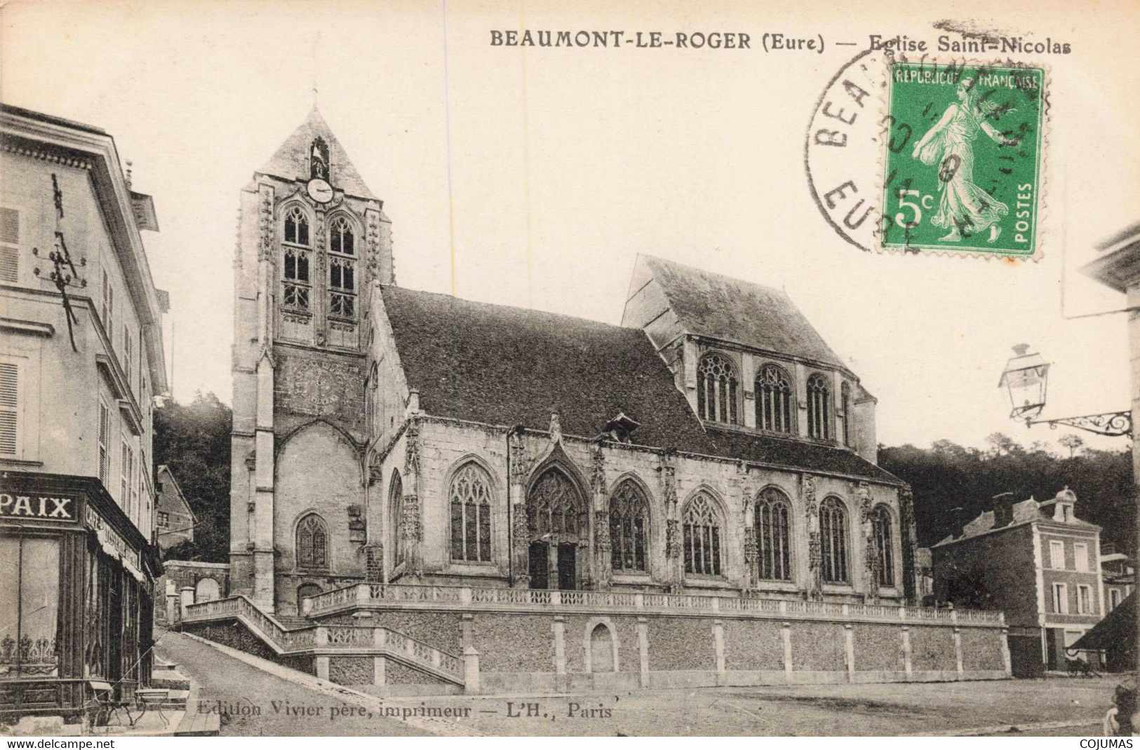 27 - BEAUMONT LE ROGER - S07352BIS - Eglise Saint Nicolas -L1 - Beaumont-le-Roger