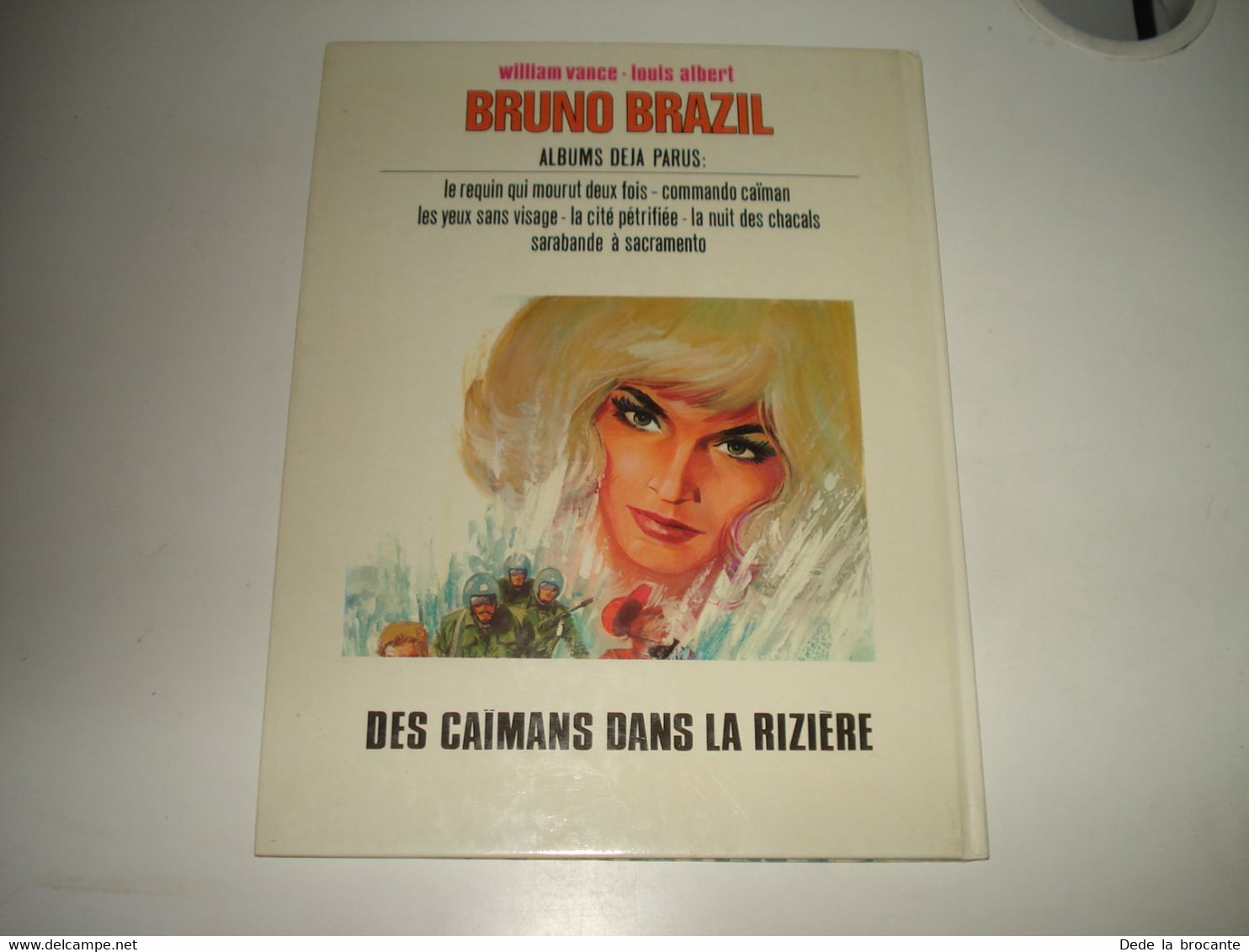 C41 / Bruno Brazil T.7 " Des Caïmans dans la rizière " -  E.O de 1975 - T.B.E