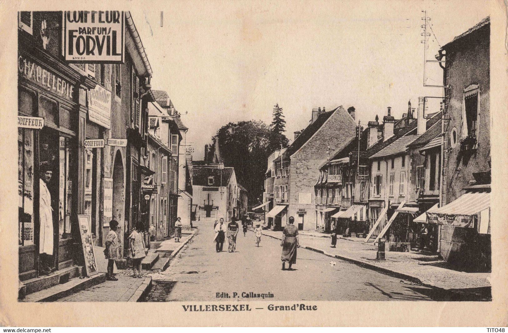 FRANCE - 70 HAUTE-SAÔNE - VILLERSEXEL - Grand'Rue - Villersexel